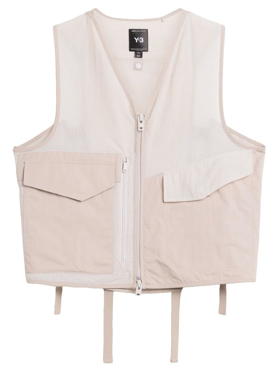 Y-3 Y-3 VEST WITH POCKETS - BEIGE Size US M / EU 48-50 / 2 - 1 Thumbnail