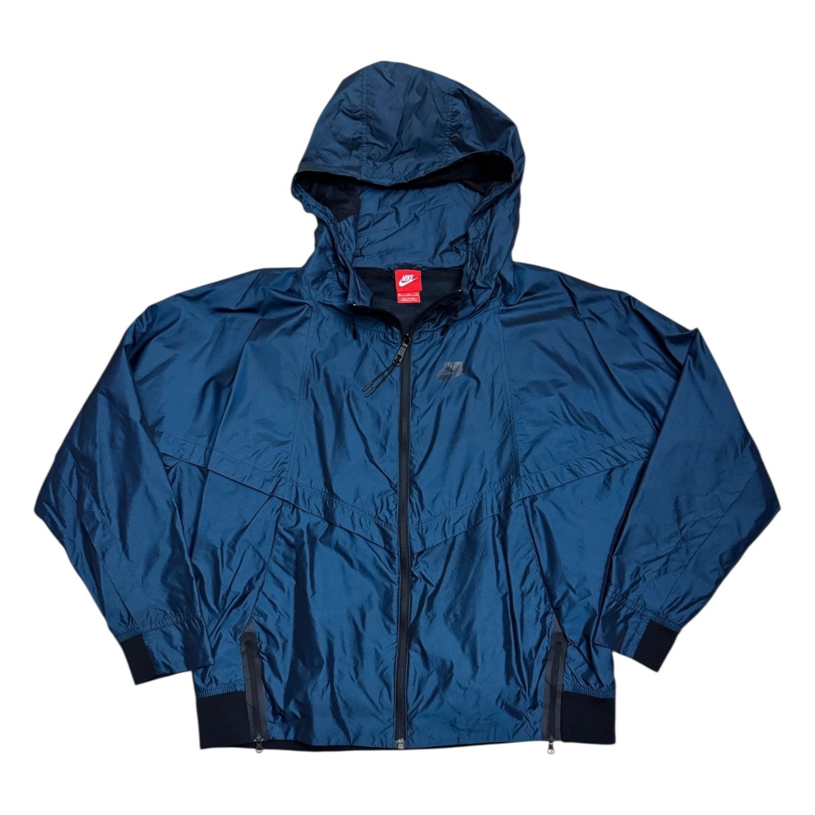 Nike NIKE Iridescent Blue Windbreaker Water Resistant Jacket XL Size XL / US 12-14 / IT 48-50 - 1 Thumbnail