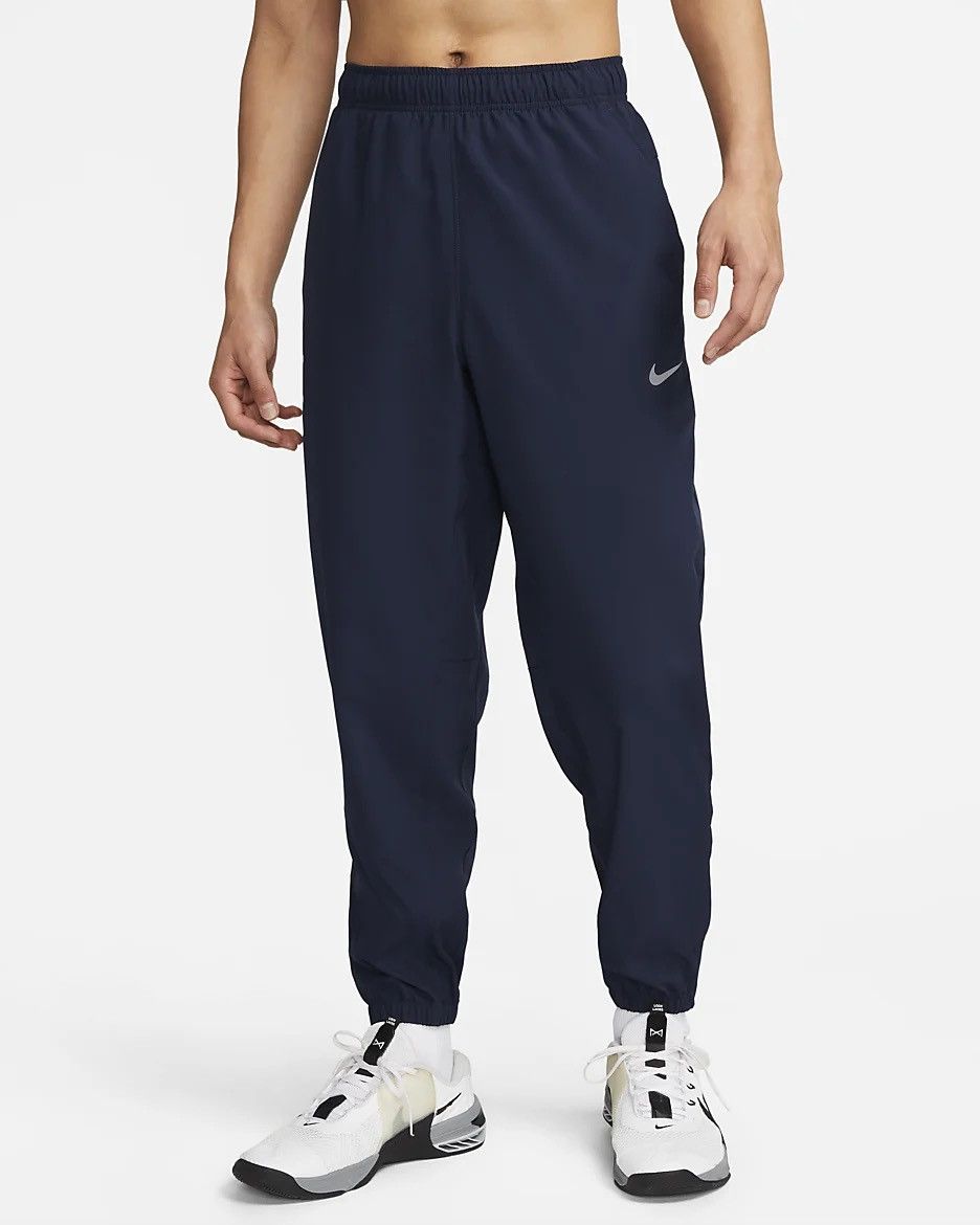 Nike Nike Form Dri-FIT Tapered Versatile Blue Pants Size US 30 / EU 46 - 1 Thumbnail