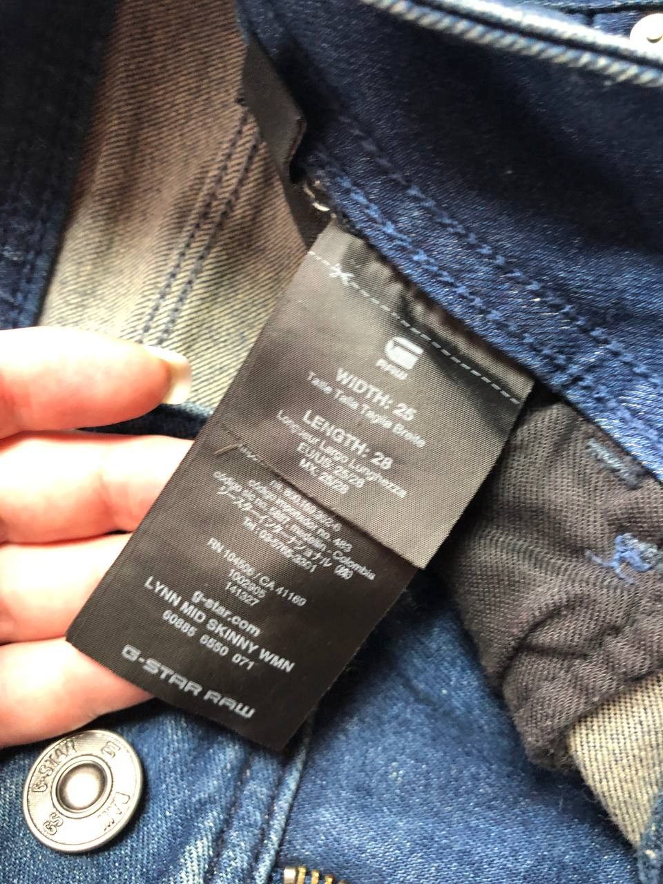 G-Star × Vintage Vintage G star raw denim faded jeans streetwear Size 25" / US 0 / IT 36 - 3 Thumbnail