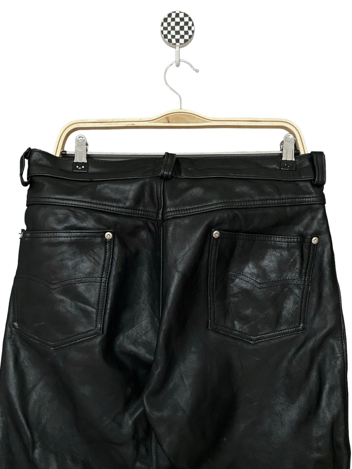 Schott Vintage Brand Schott Made In Usa leather Pants 1990s Size US 32 / EU 48 - 6 Thumbnail
