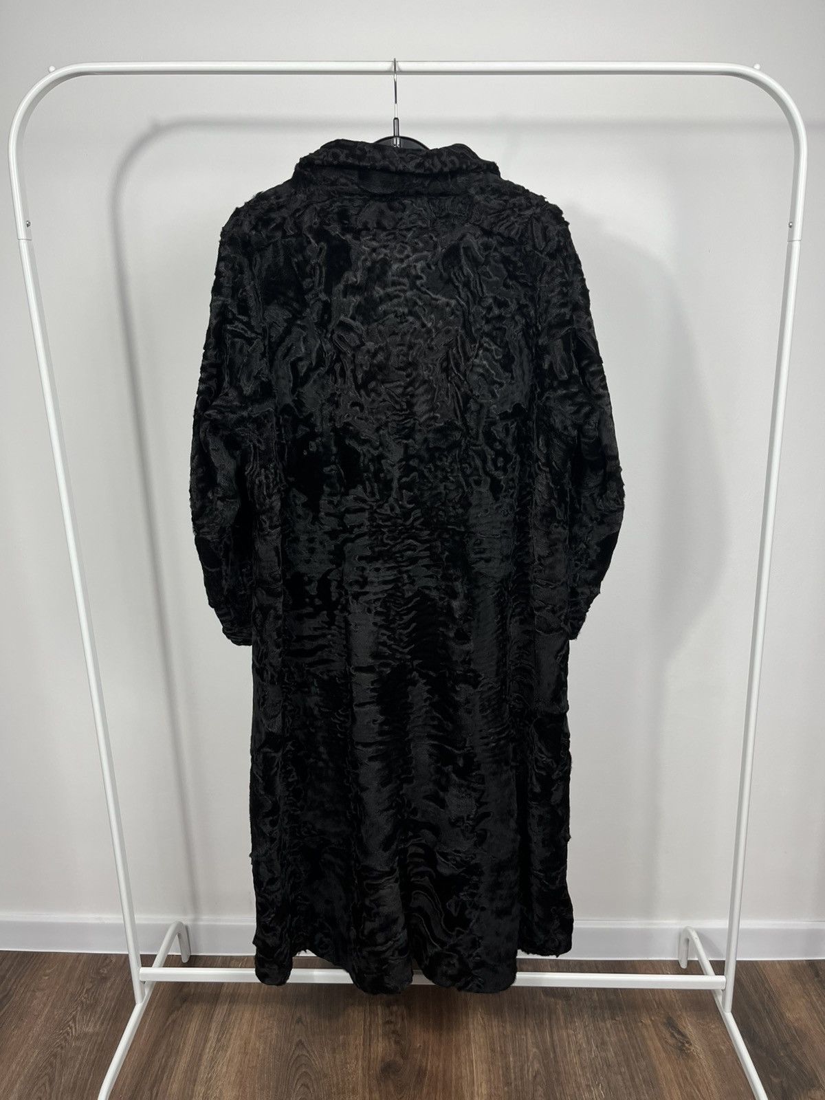 Other Vintage Real Fur Coat Black Long Classic Luxury Warm Winter Size XL / US 12-14 / IT 48-50 - 10 Thumbnail