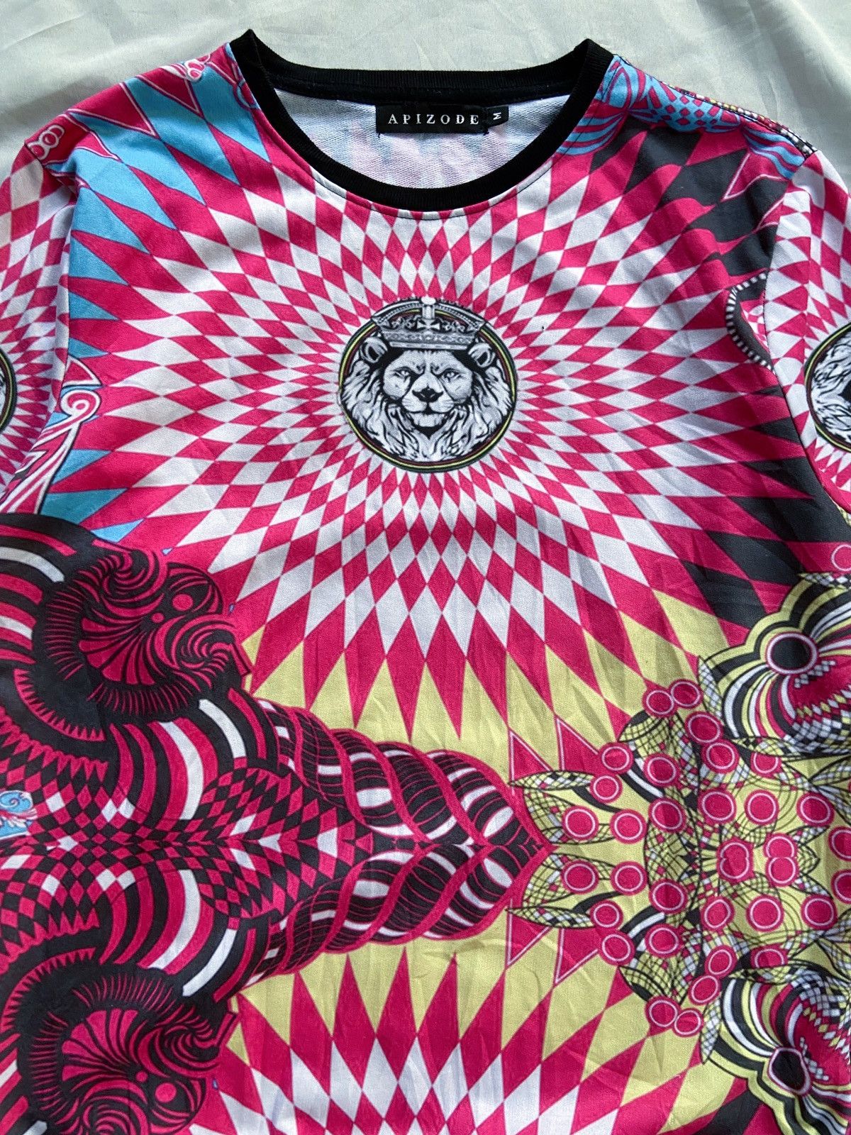 Japanese Brand APIZODE PRINTED SWEATSHIRT Size US M / EU 48-50 / 2 - 5 Thumbnail