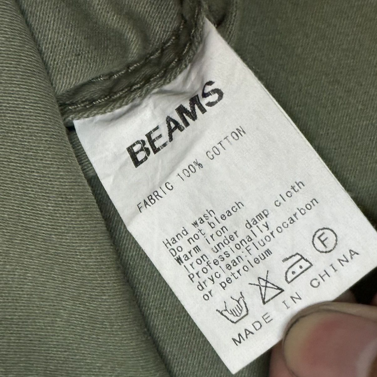 Vintage Beams Military Army Style Button Up Jacket Size US L / EU 52-54 / 3 - 8 Thumbnail