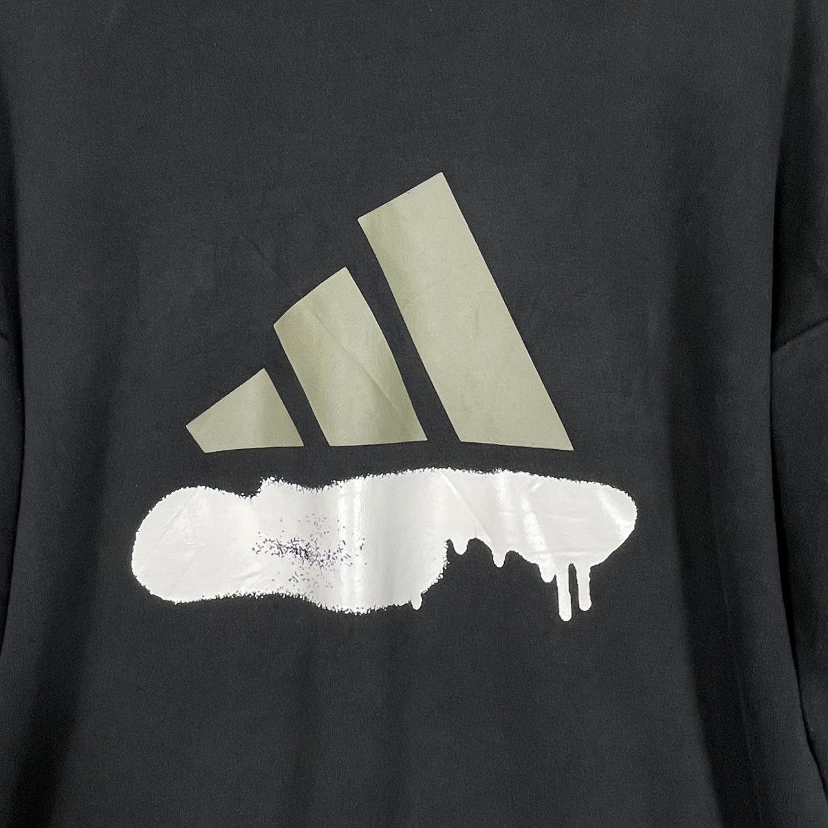 Adidas Adidas Big Logo Black Sweatshirt Size US M / EU 48-50 / 2 - 10 Thumbnail