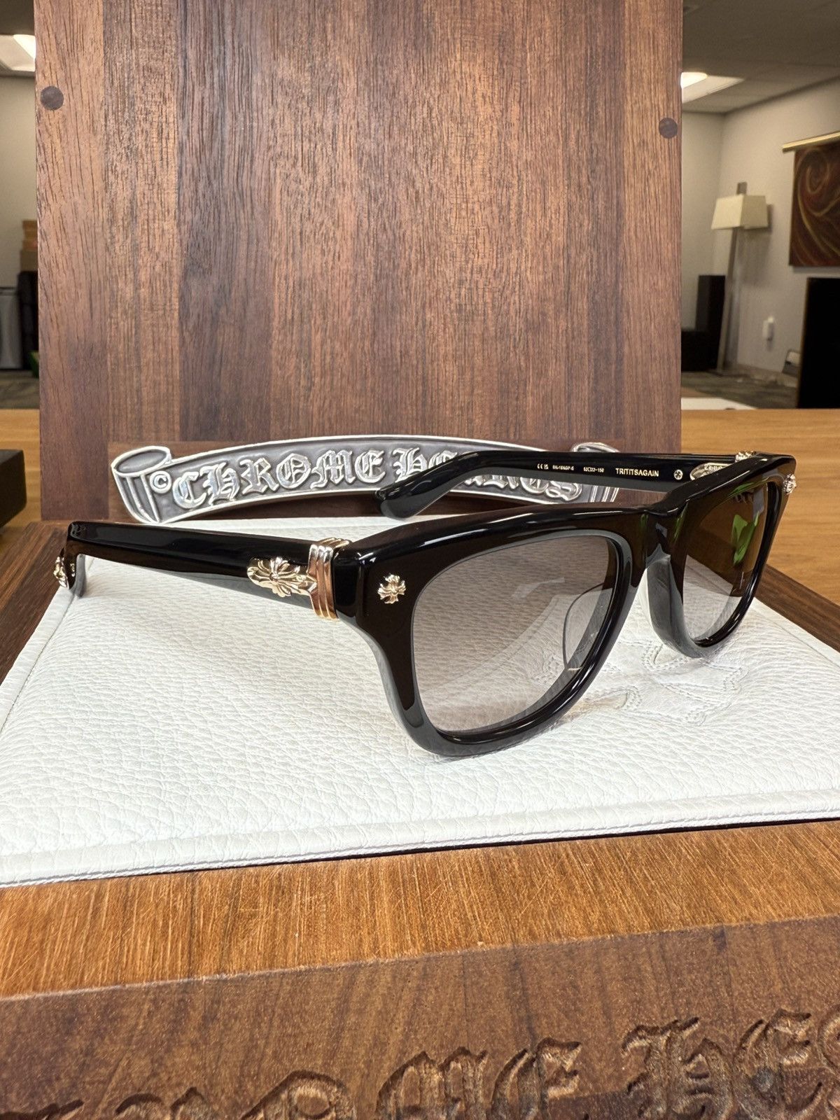 Chrome Hearts Chrome Hearts Trititsagain Sunglasses Size ONE SIZE - 1 Thumbnail