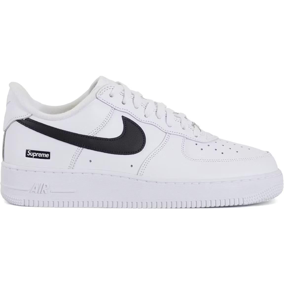 Nike 989774 Air Force 1 Low Supreme White Black | Grailed