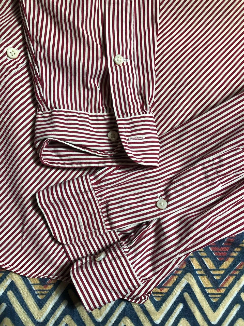 Polo Ralph Lauren × Vintage Men's Classic-Fit Striped Oxford Fun Shirt Size US XL / EU 56 / 4 - 10 Thumbnail