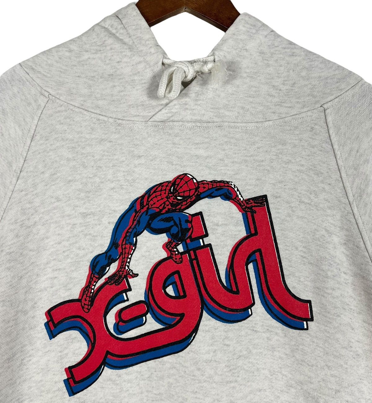 Japanese Brand Vintage X-Girl x New Yorke Spiderman Hoodie Size S / US 4 / IT 40 - 5 Thumbnail