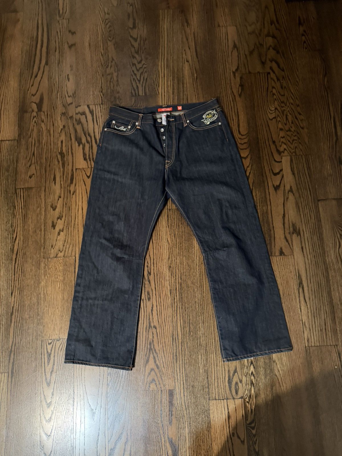Ed Hardy Semper Paratus Ed Hardy Vintage 2000's Jeans Size US 38 / EU 54 - 1 Thumbnail