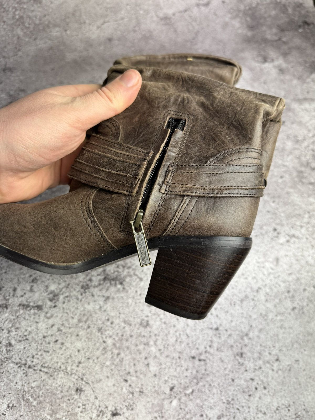 Harley Davidson Harley Davidson Women’s Boots Shoes Brown Leather Size US 6 / IT 36 - 7 Thumbnail