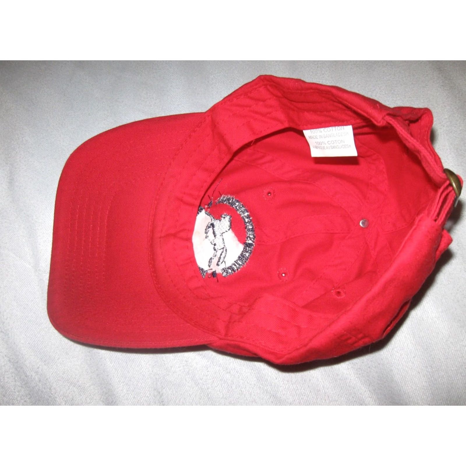 Vintage Hat Mens One Size Red SOUTHERN STATES Regional Morgan Horse Show Cap Adult EQUESTRIAN Size ONE SIZE - 3 Thumbnail