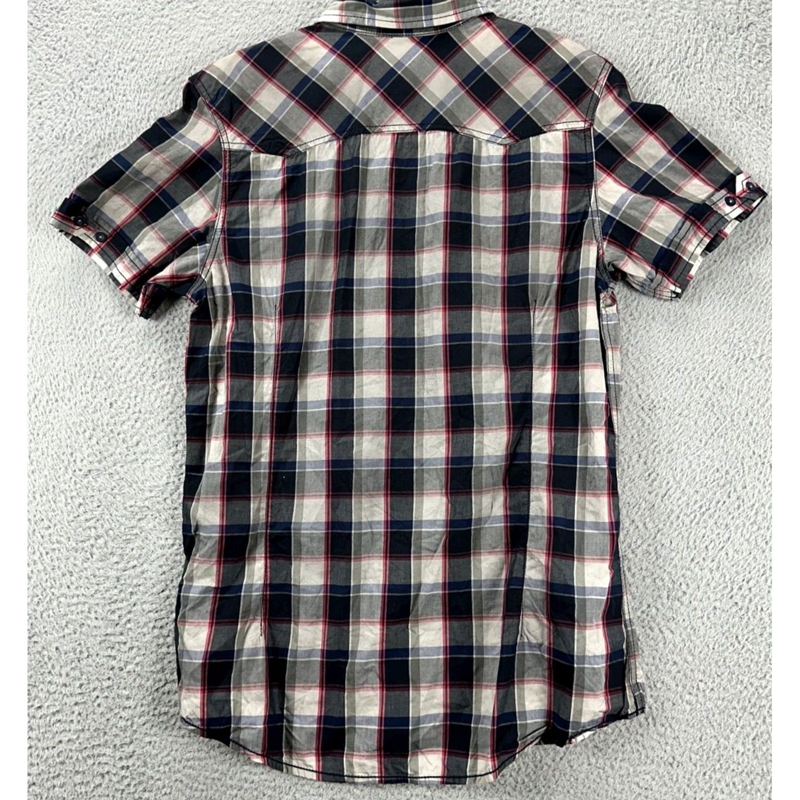Vintage Jeans By Buffalo Button-Up Shirt Men Medium Plaid Western Cowboy Pocket NEW Size US M / EU 48-50 / 2 - 4 Thumbnail