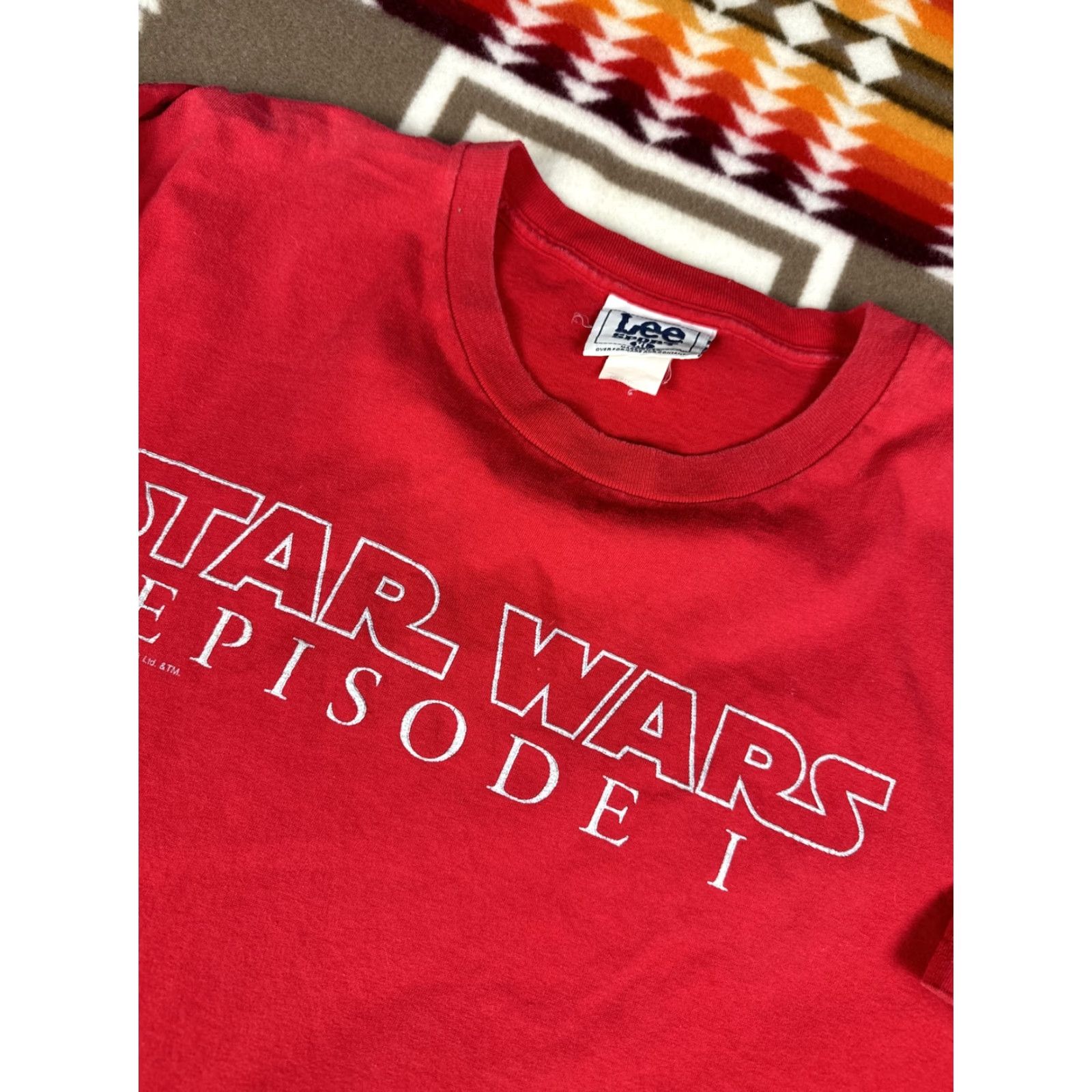 Lee VINTAGE Star Wars Episode 1 1999 Lee Mens Crewneck Promo T Shirt XL Made In USA Red Mens Version? Size US XL / EU 56 / 4 - 4 Thumbnail