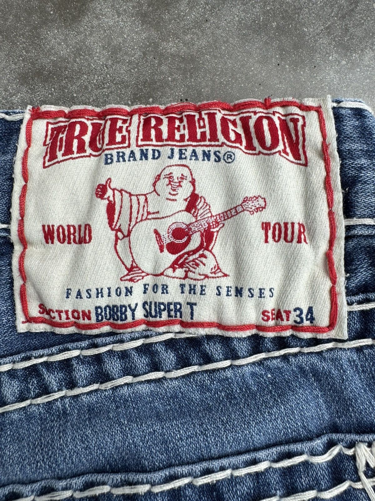 True Religion True Religion Made in USA Denim pocket Jeans streetwear hype Size US 31 - 5 Thumbnail