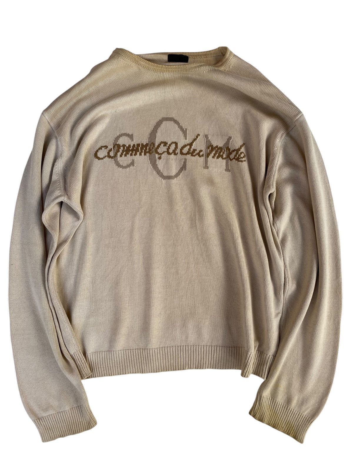 Comme Ca Ism × Japanese Brand × Vintage Vtg Comme Ca Due Mode Sweater Size US L / EU 52-54 / 3 - 1 Thumbnail