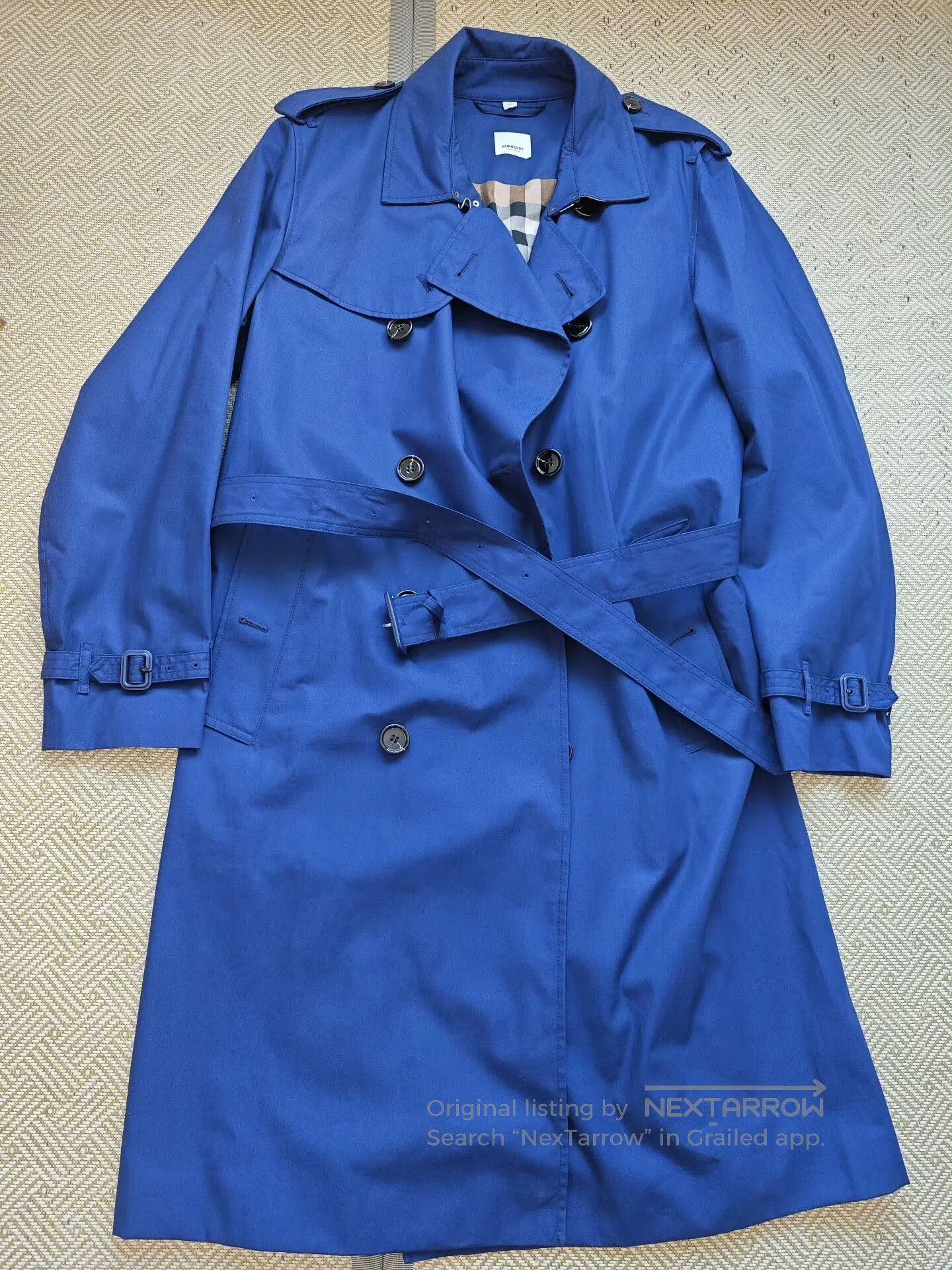 Burberry burberry classic navy blue trench coat. Size US XXL / EU 58 / 5 - 2 Thumbnail