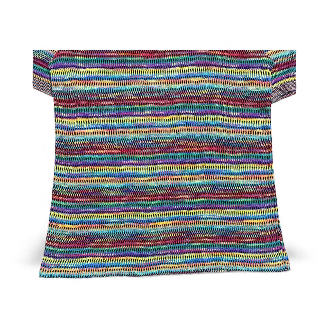 Missoni Vtg🔥Missoni Static Multicolor Knitted Tee Made In Italy Size US M / EU 48-50 / 2 - 4 Thumbnail
