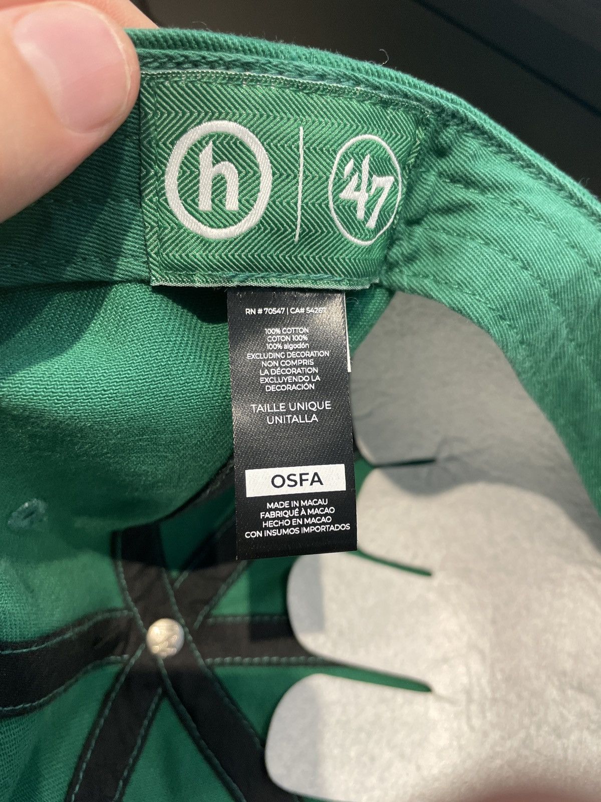 HIDDEN Hidden 47 Hat Green Size ONE SIZE - 3 Thumbnail