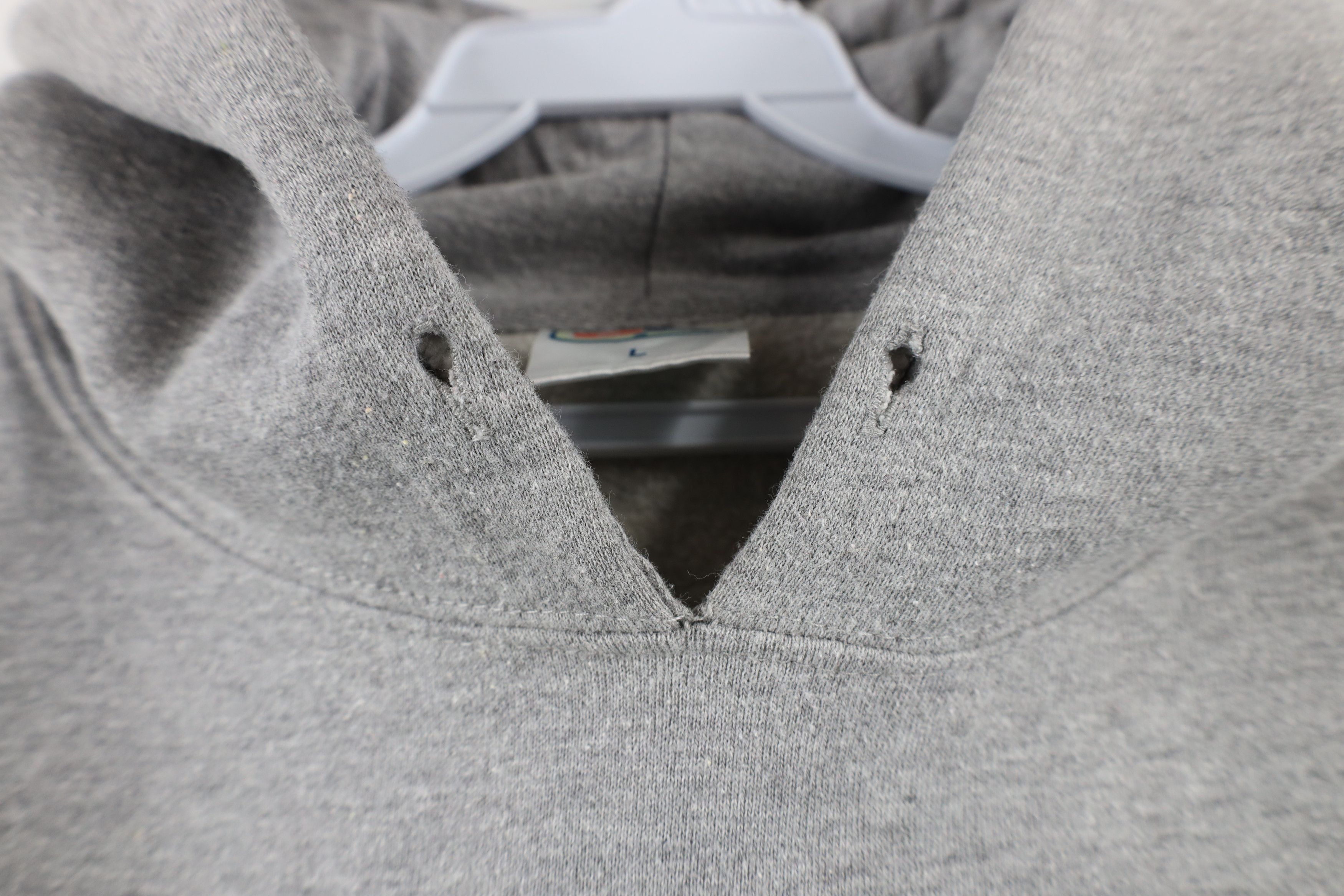 Vintage Vintage 90s Michigan State University Hoodie Sweatshirt Gray Size US L / EU 52-54 / 3 - 5 Thumbnail