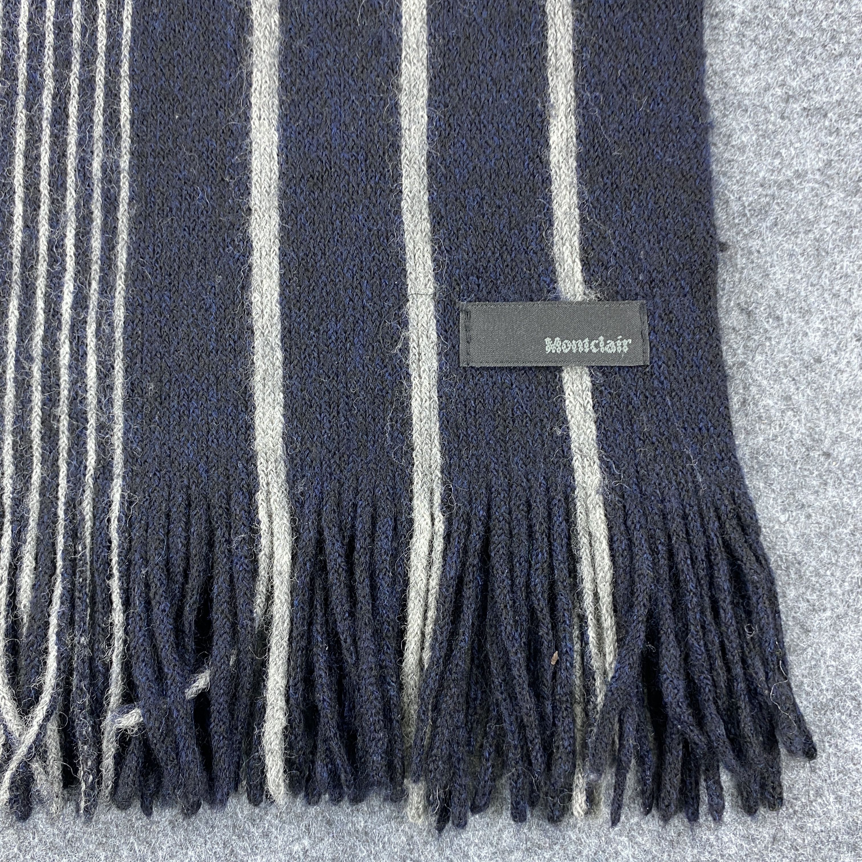 Vintage Montclair Scarf # Muffler # Neckwear # D683 Size ONE SIZE - 3 Thumbnail