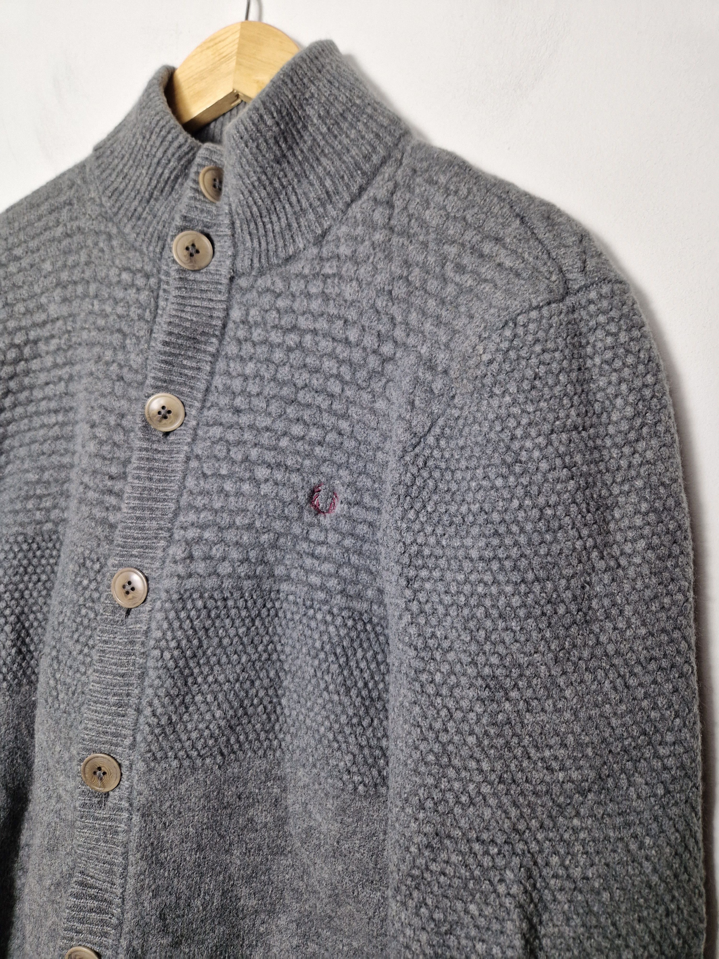 Fred Perry × Vintage Fred Perry wool sweater cardigan Size US S / EU 44-46 / 1 - 3 Thumbnail
