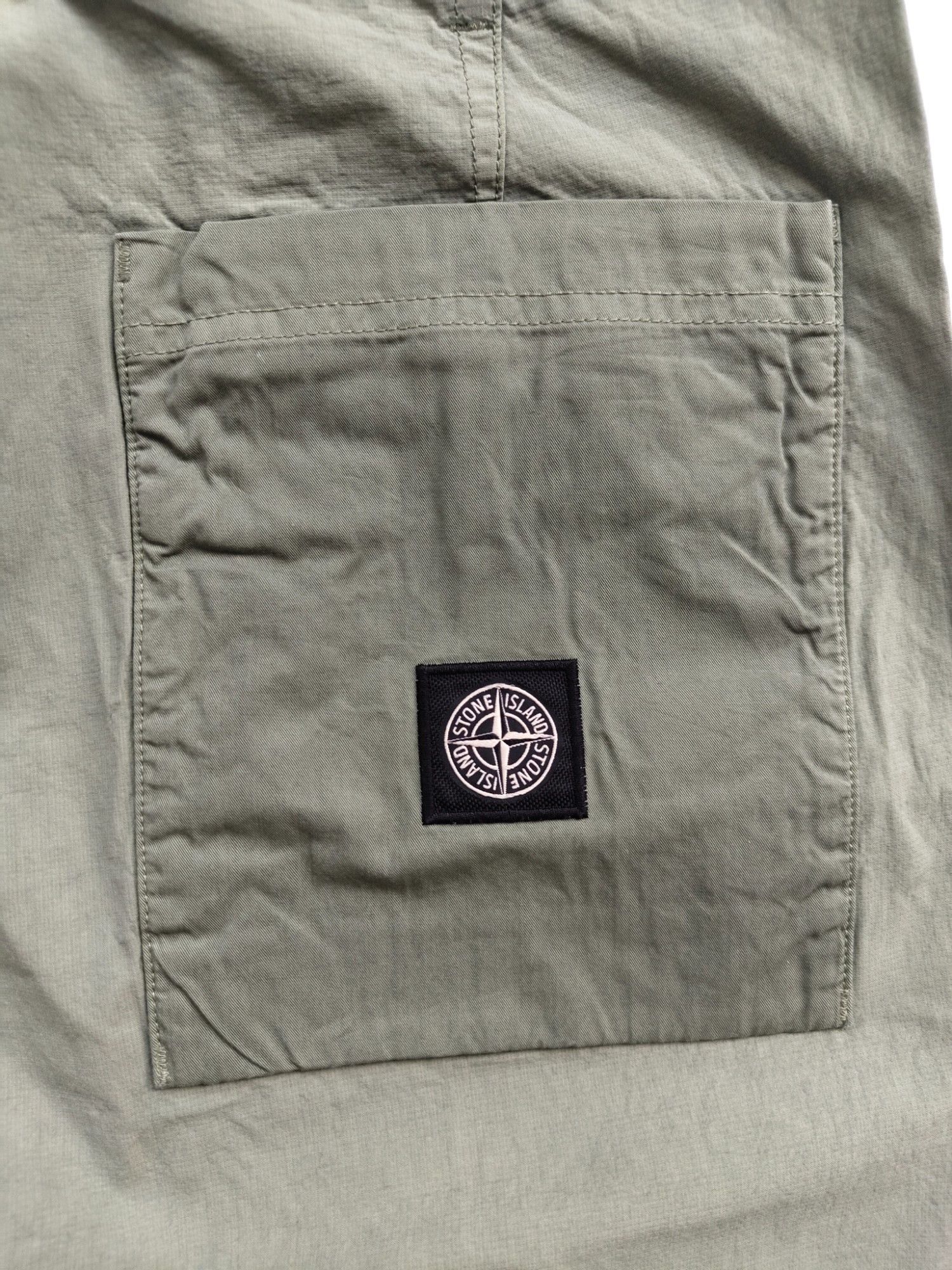 Stone Island Stone Island Reversible Light Army Green Cropped Pants Size US 32 / EU 48 - 5 Thumbnail