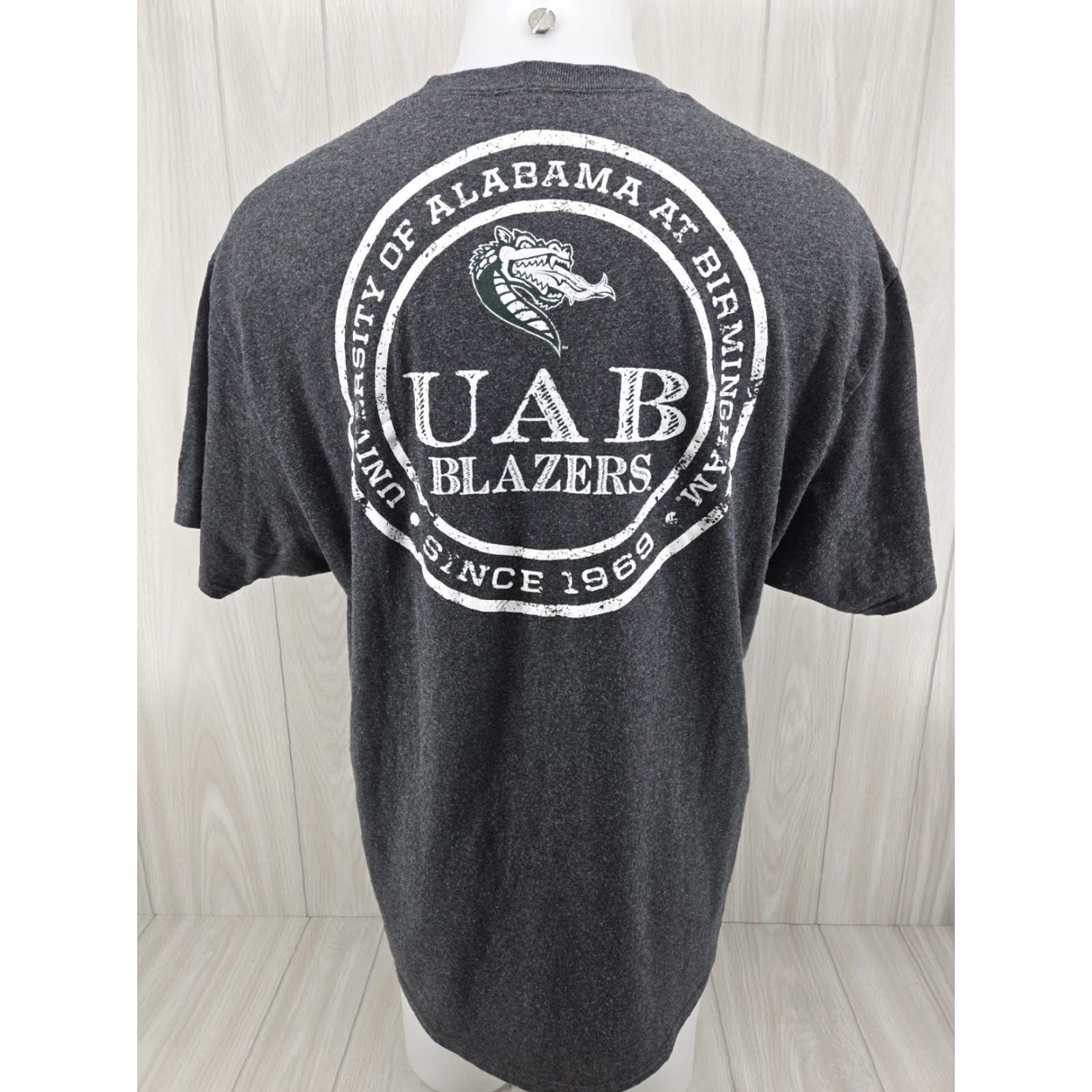 Champion VINTAGE UAB Blazers Champion T Shirt Mens XL Gray Double Sided Size US XL / EU 56 / 4 - 2 Thumbnail