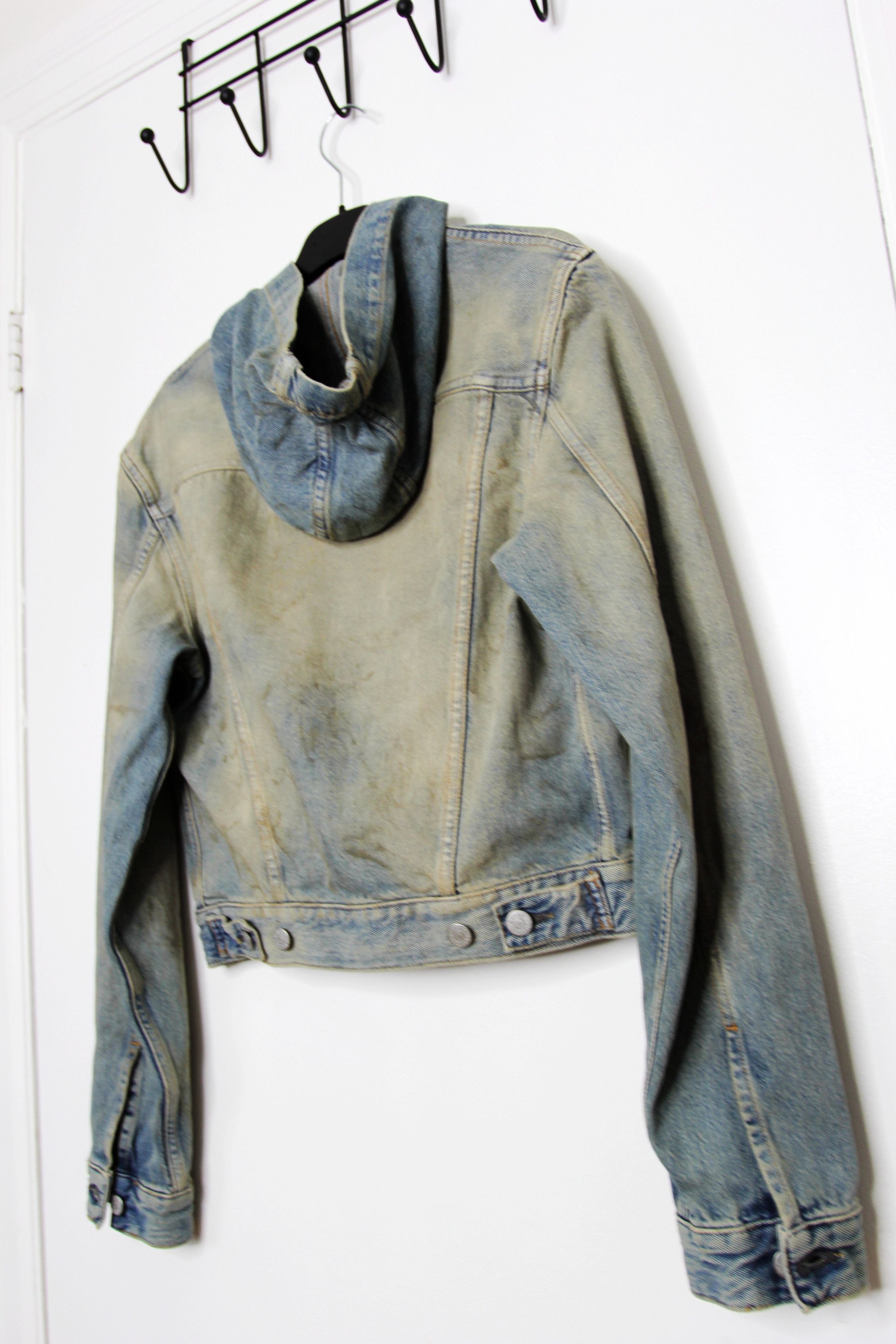 Acne Studios BNWT AW25 ACNE STUDIOS HOODED DENIM JACKET XS Size US XS / EU 42 / 0 - 7 Thumbnail