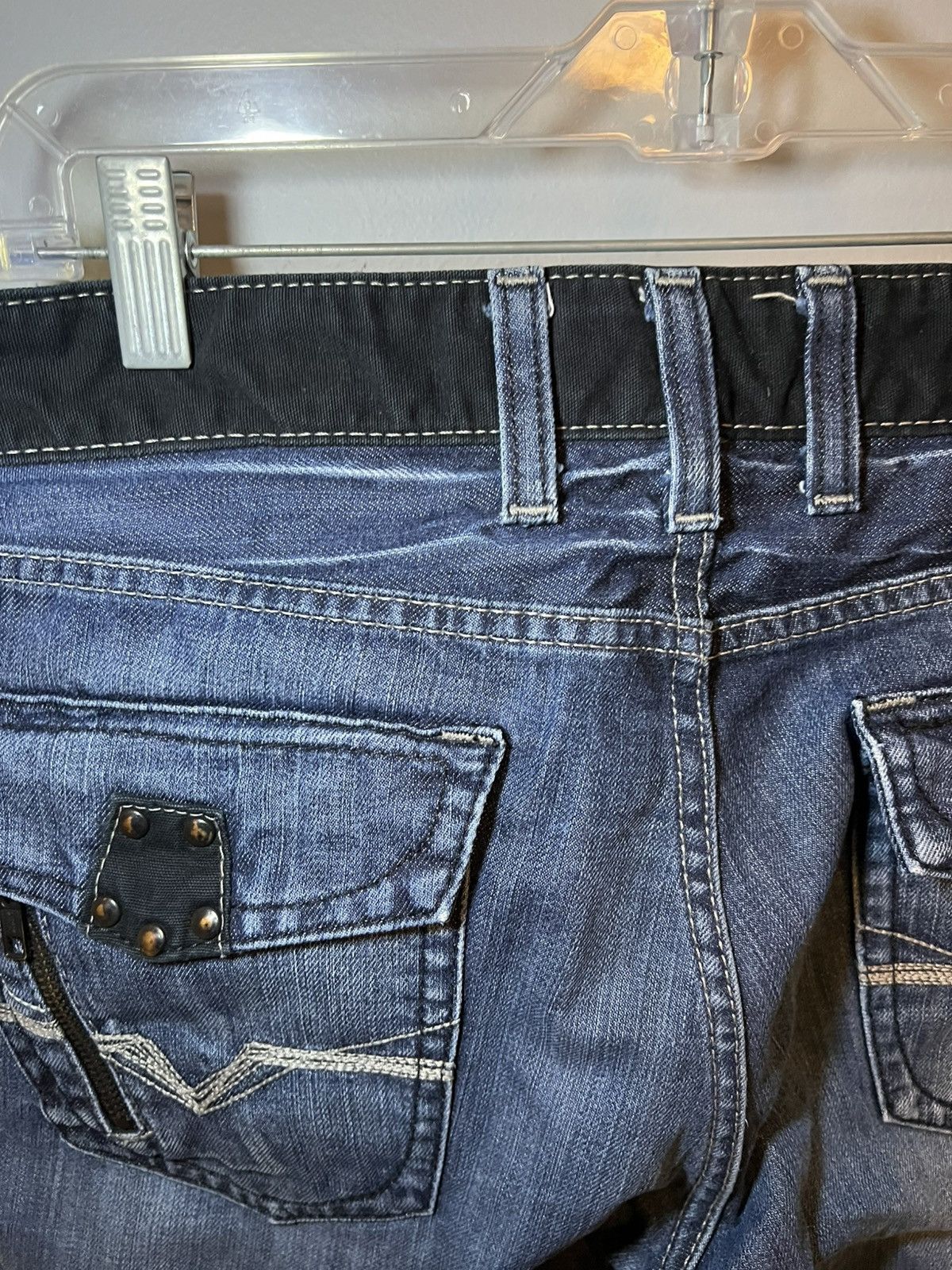 Guess Vintage Guess USA Falcon bootcut studded pocket hybrid jeans Size US 33 - 10 Thumbnail
