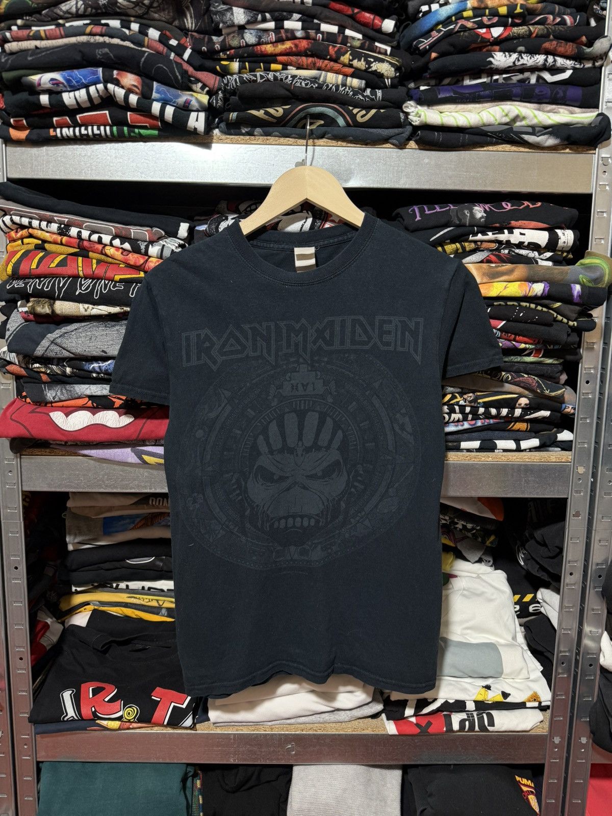 Band Tees Vintage 2015 Iron Maiden Rock Band Retro T-Shirt Y2K Hype Size US XS / EU 42 / 0 - 1 Thumbnail