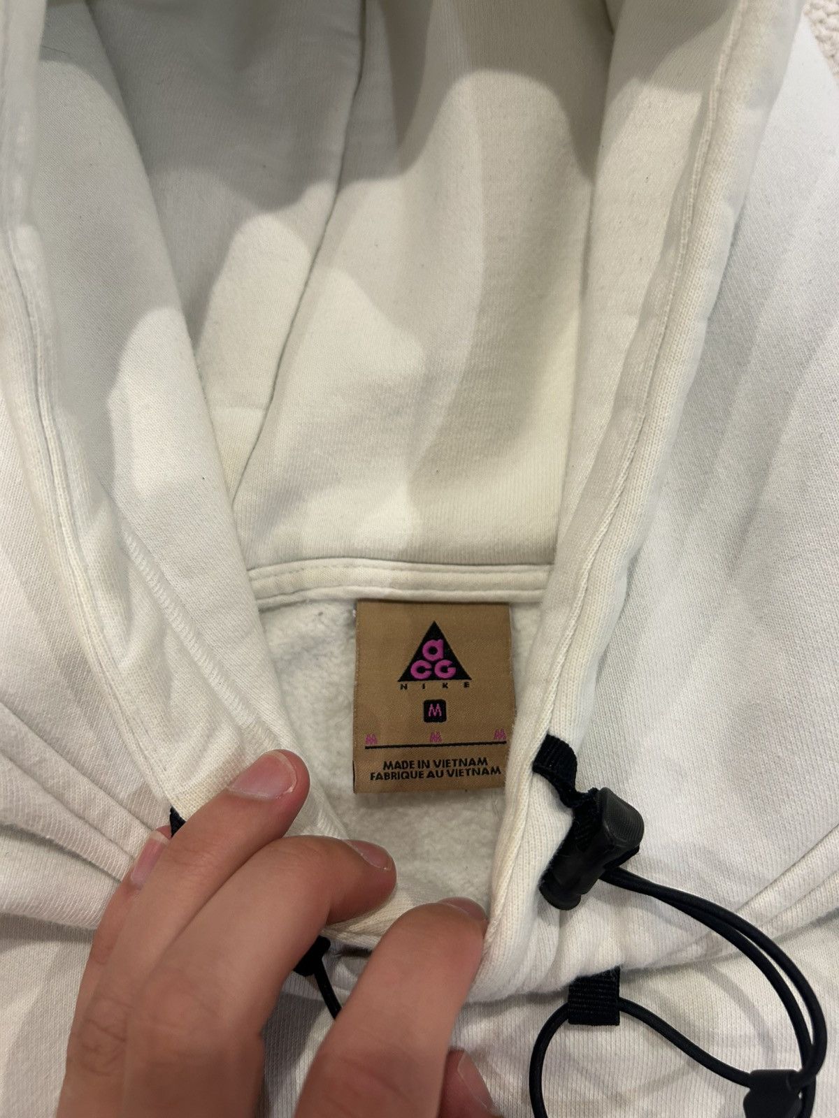 Nike ACG Nike ACG White Fleece Pullover Hoodie Size US M / EU 48-50 / 2 - 3 Thumbnail