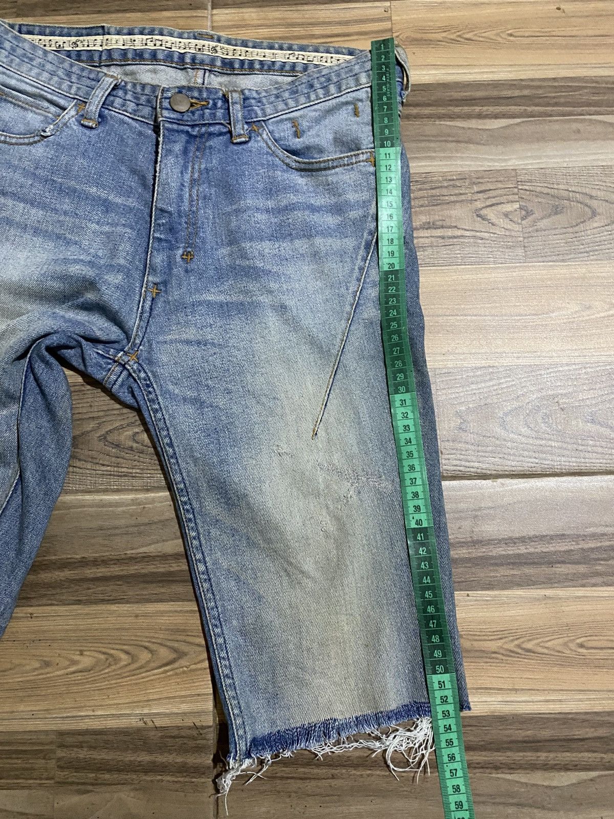 Number (N)ine NUMBER NINE STUDIOUS DISTRESSED SKINNY SHORT PANTS Size US 28 / EU 44 - 15 Thumbnail