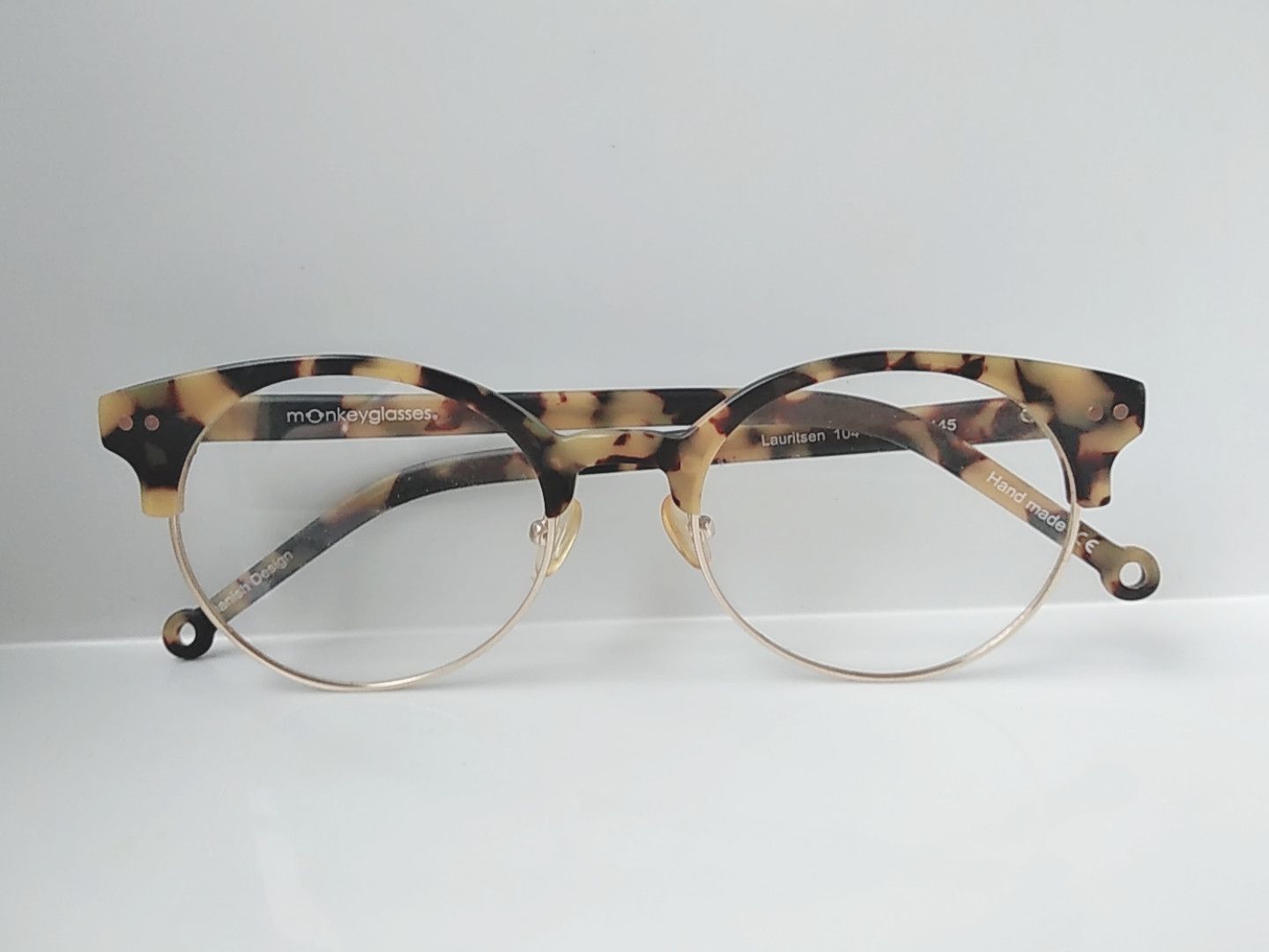 Other Monkeyglasses Handmade Tortoise Eyeglasses Frame Size ONE SIZE - 6 Thumbnail
