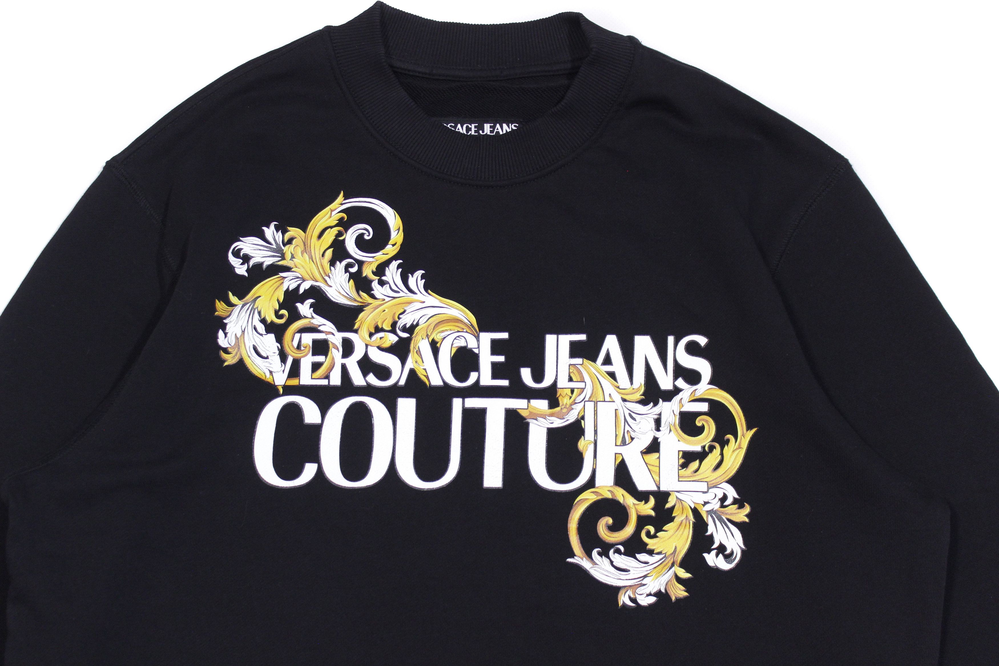 Versace Jeans Couture Big Logo Barroco Sweatshirt Size US S / EU 44-46 / 1 - 3 Thumbnail