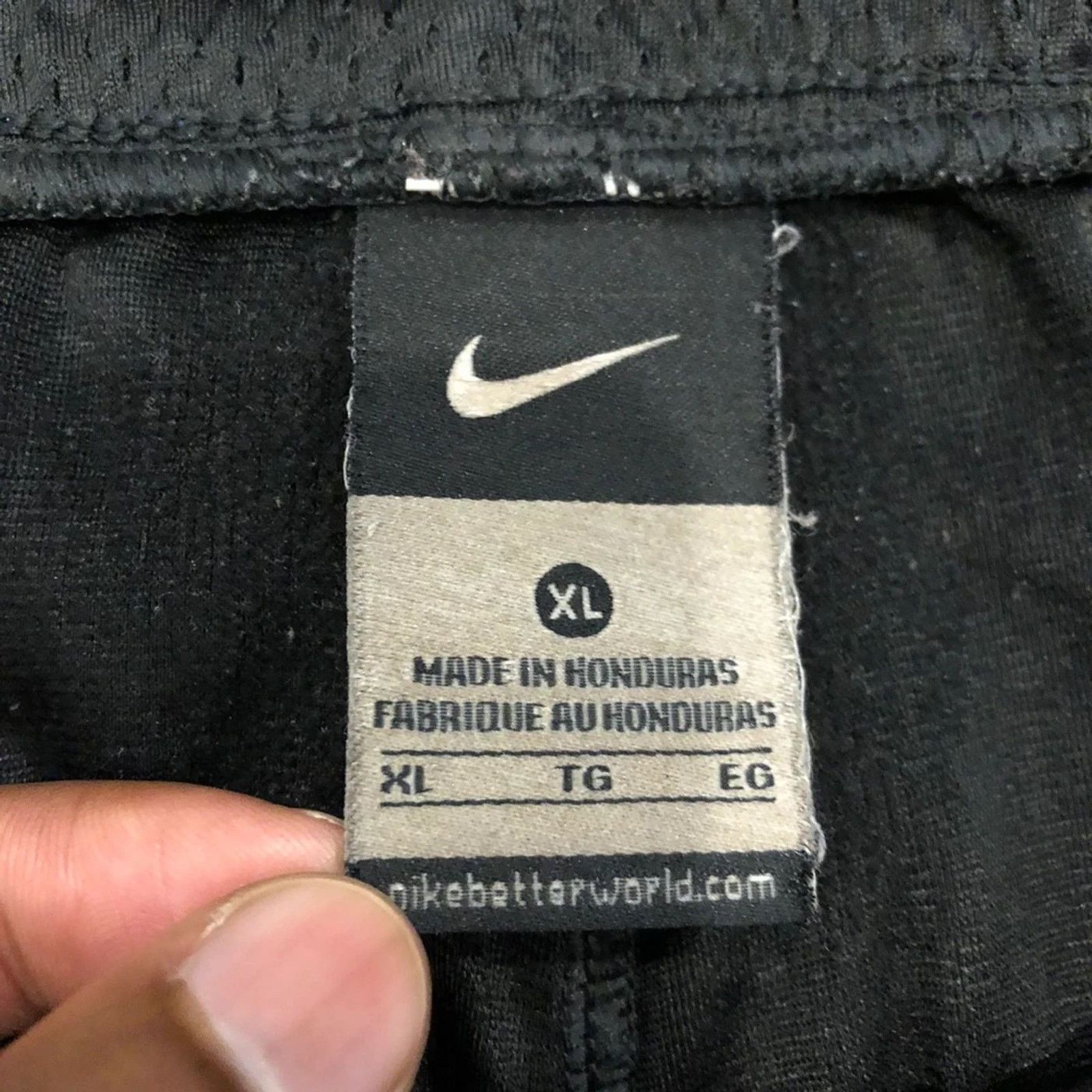 Nike × Vintage Nike Sportswear Shorts XL Black Swoosh Athletic Gym Pants Size US 36 / EU 52 - 5 Thumbnail