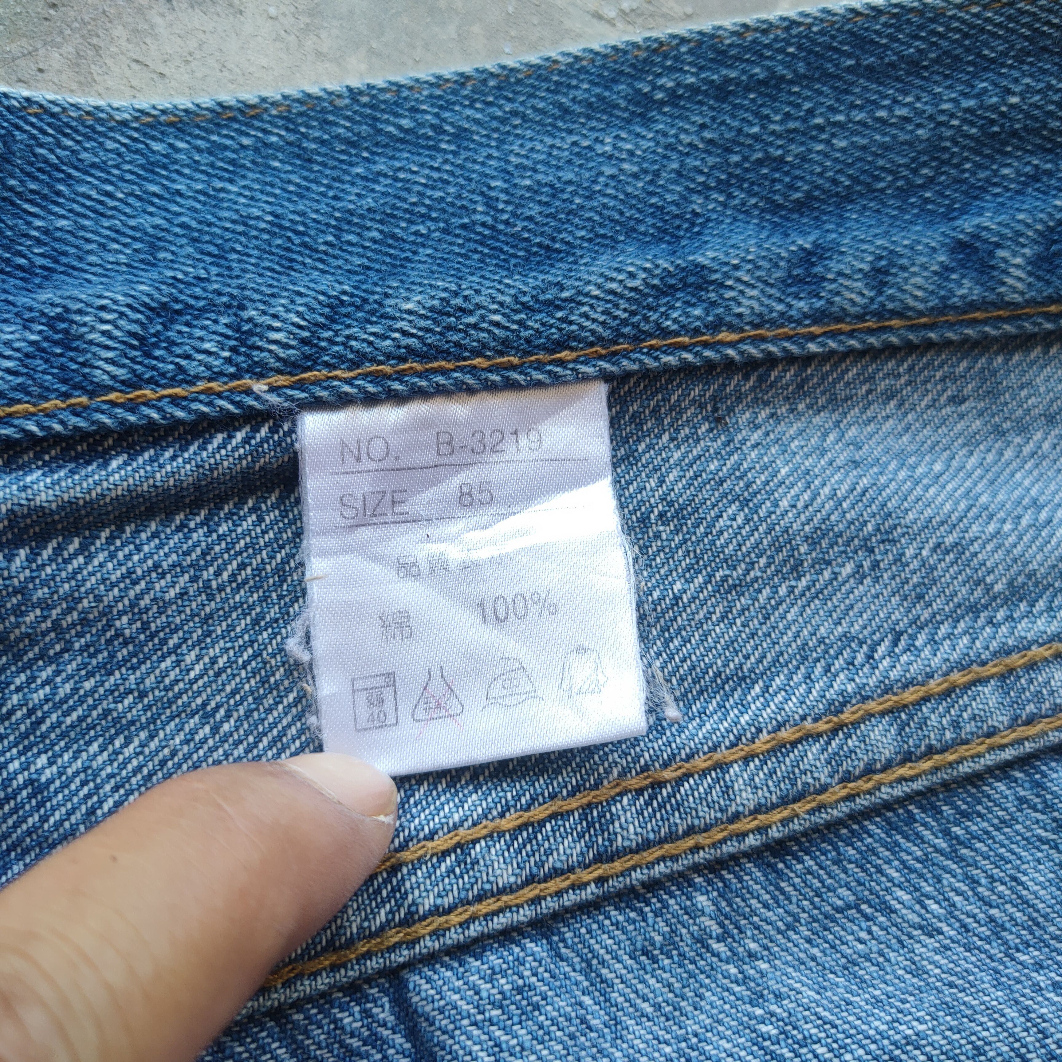 Japanese Brand W32 VINTAGE JAPANESE DISTRESSED FADED JEAN PANTS Size US 32 / EU 48 - 6 Thumbnail