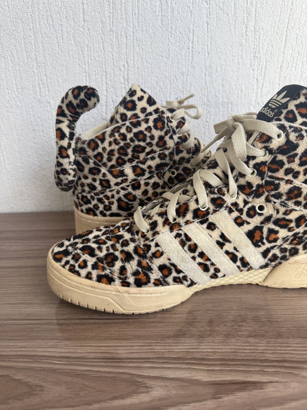 Adidas × Jeremy Scott Leopard sandstorm sneaker Size US 11 / EU 44 - 16 Thumbnail