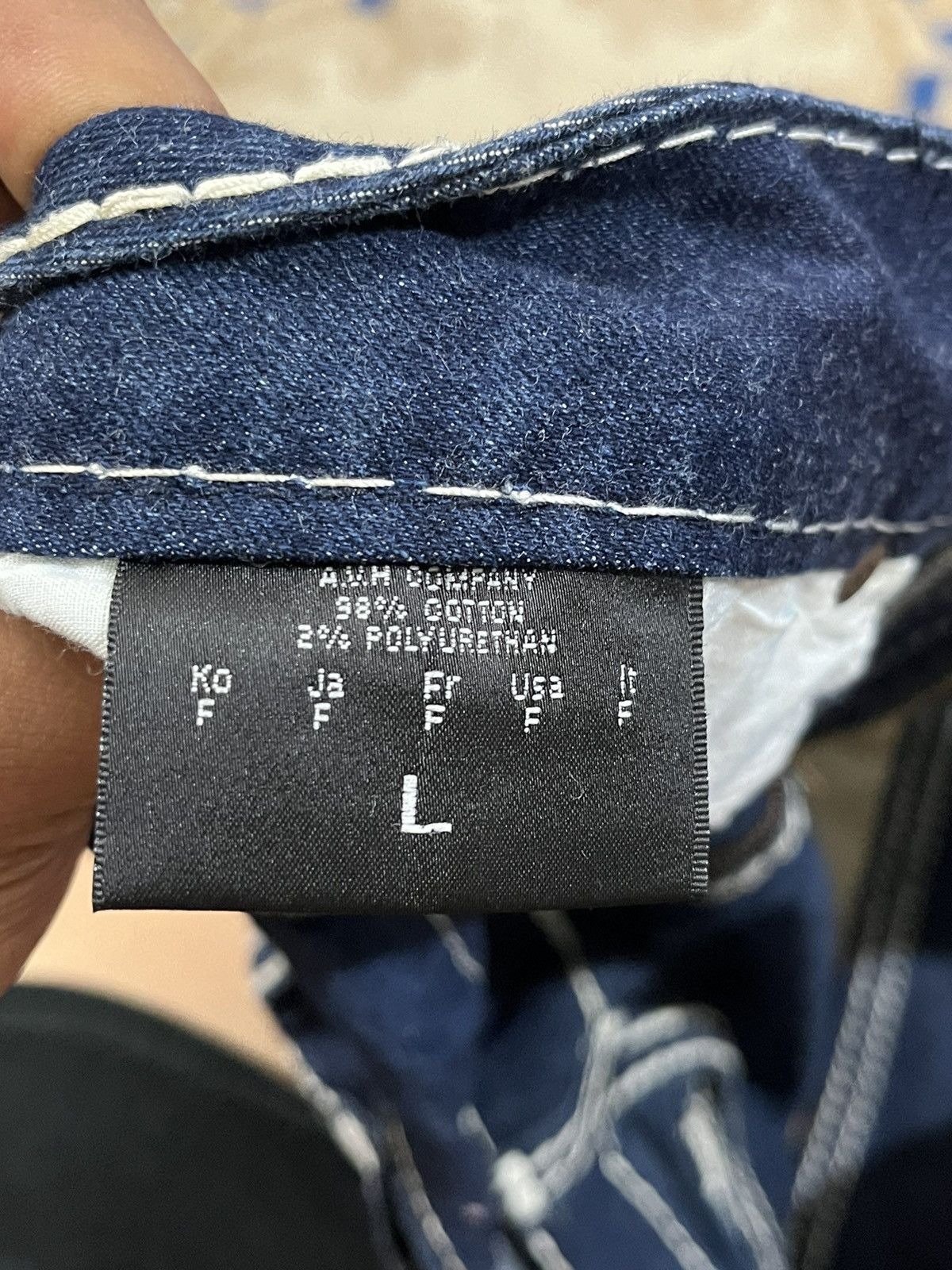 Who Decides War Vintage Black Label Flare Denim Size US 33 - 11 Thumbnail