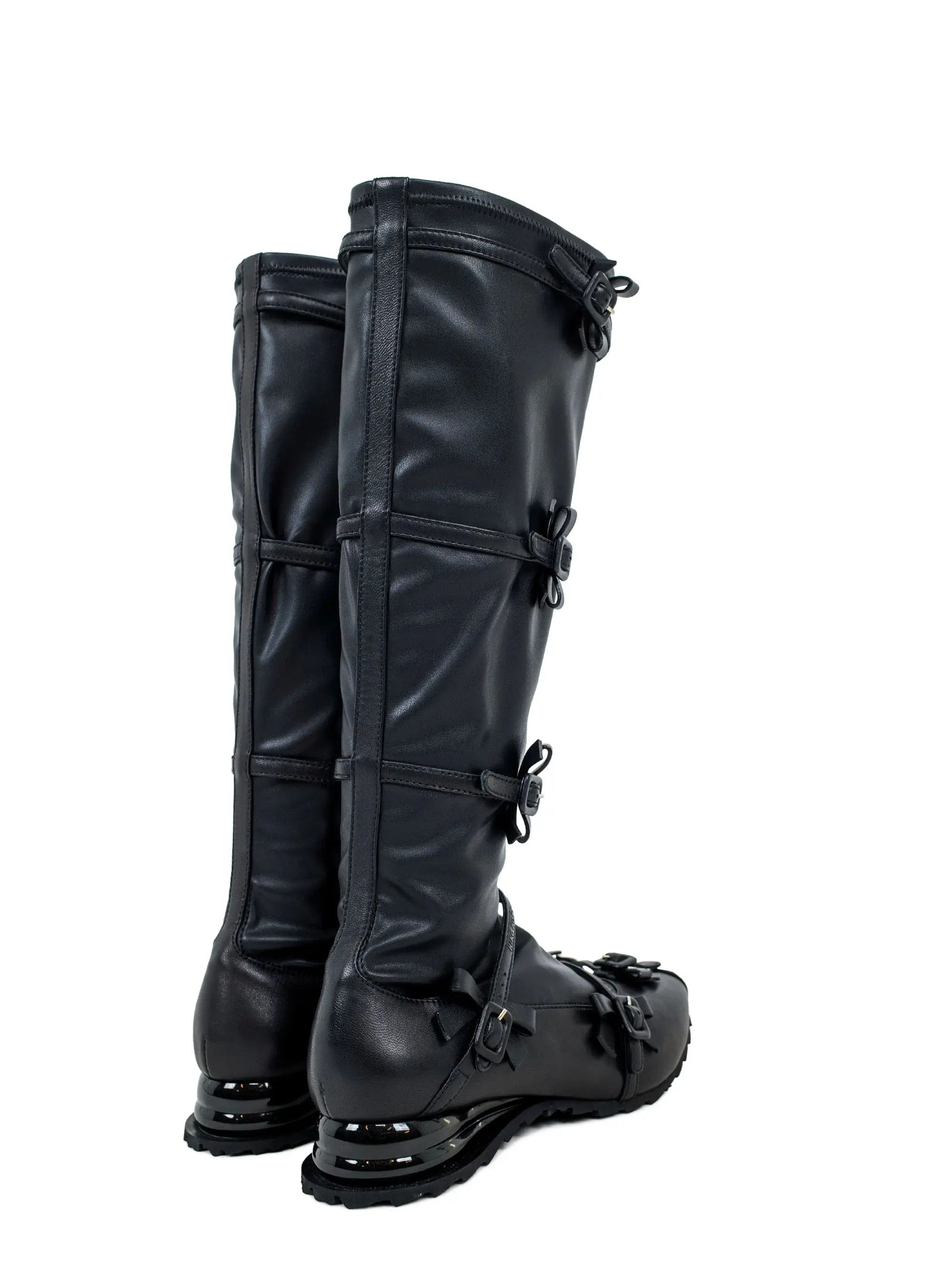 Kiko Kostadinov Kiko Kostadinov RIBBON HIGH BOOT Black Size US 8 / IT 38 - 10 Thumbnail
