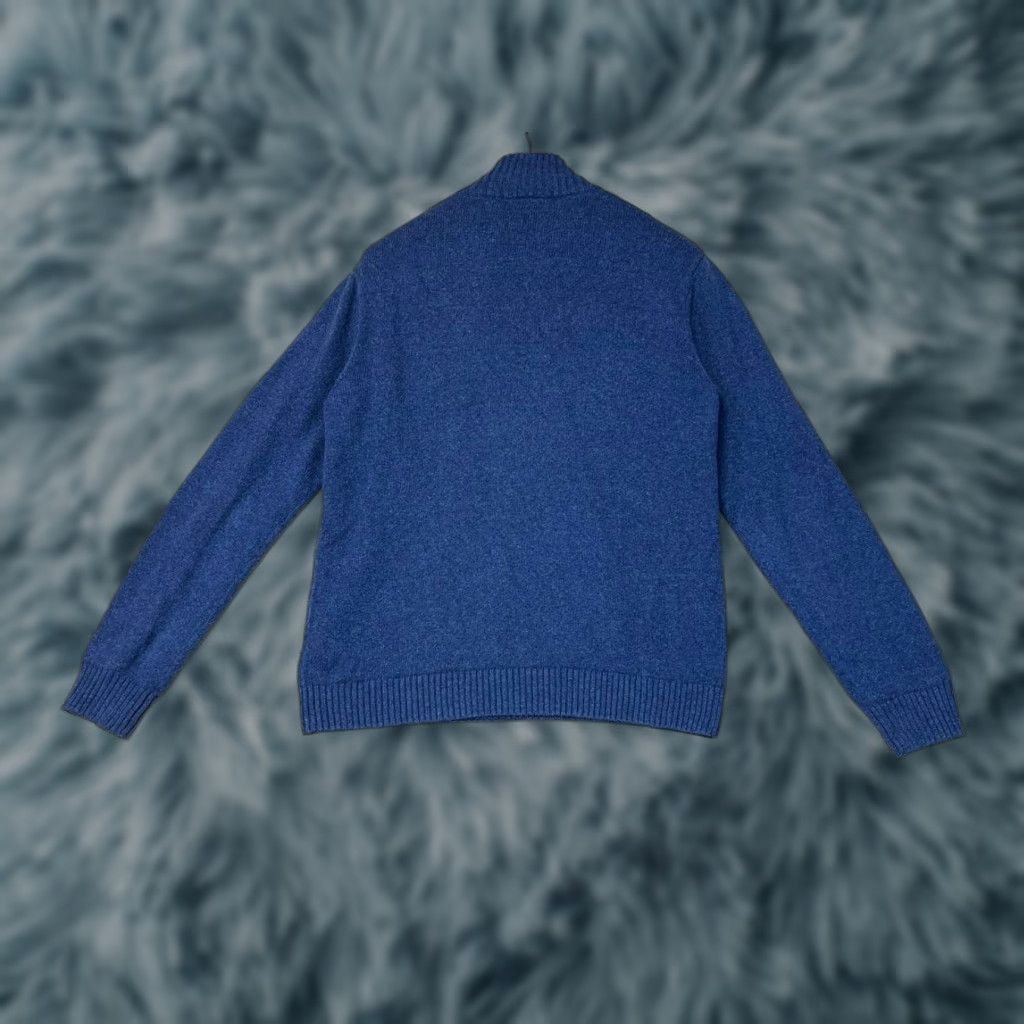 Rodd & Gunn Rodd & Gunn Merrick Bay Knit Sweater Blue Australian Cotton Men's Medium 1/4 Zip Size US M / EU 48-50 / 2 - 1 Thumbnail