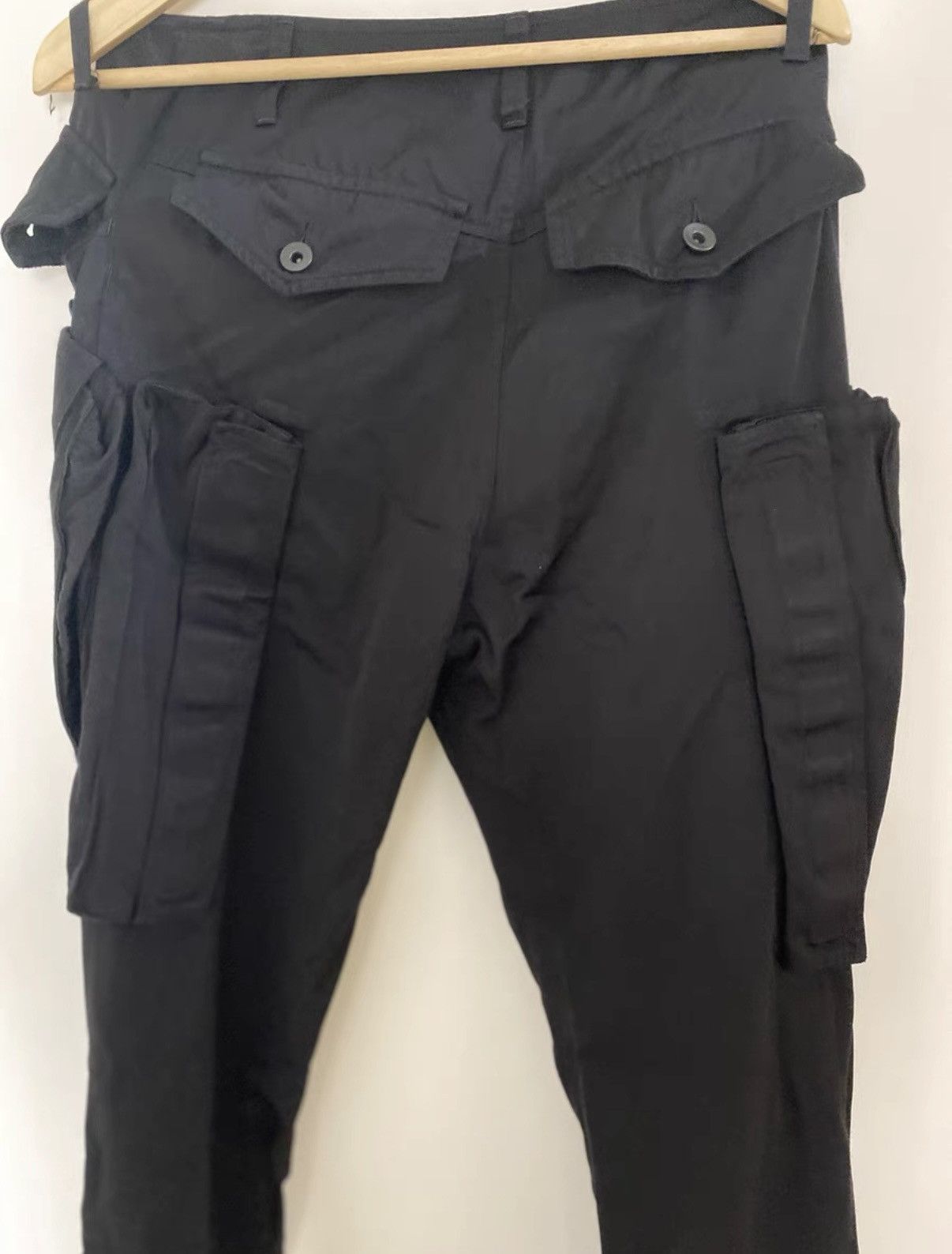 Julius Julius Men's Black "Cargo Shell" Trousers Size US 32 / EU 48 - 3 Thumbnail