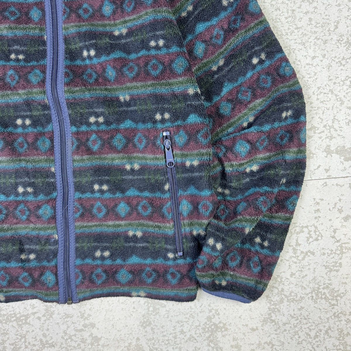 L.L. Bean × Vintage 💥Vintage L.L.Bean Native Style Fleece Jacket Size US S / EU 44-46 / 1 - 4 Thumbnail