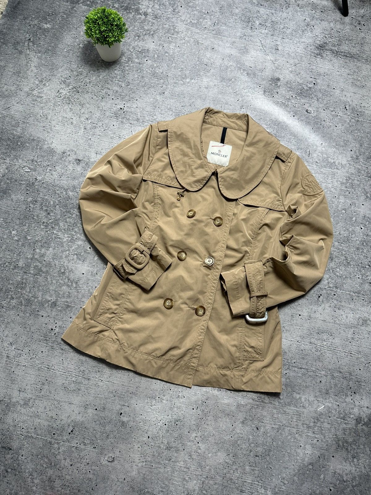 Moncler Moncler Nerine Archive Luxury Jacket Double Breasted Trench Size S / US 4 / IT 40 - 3 Thumbnail