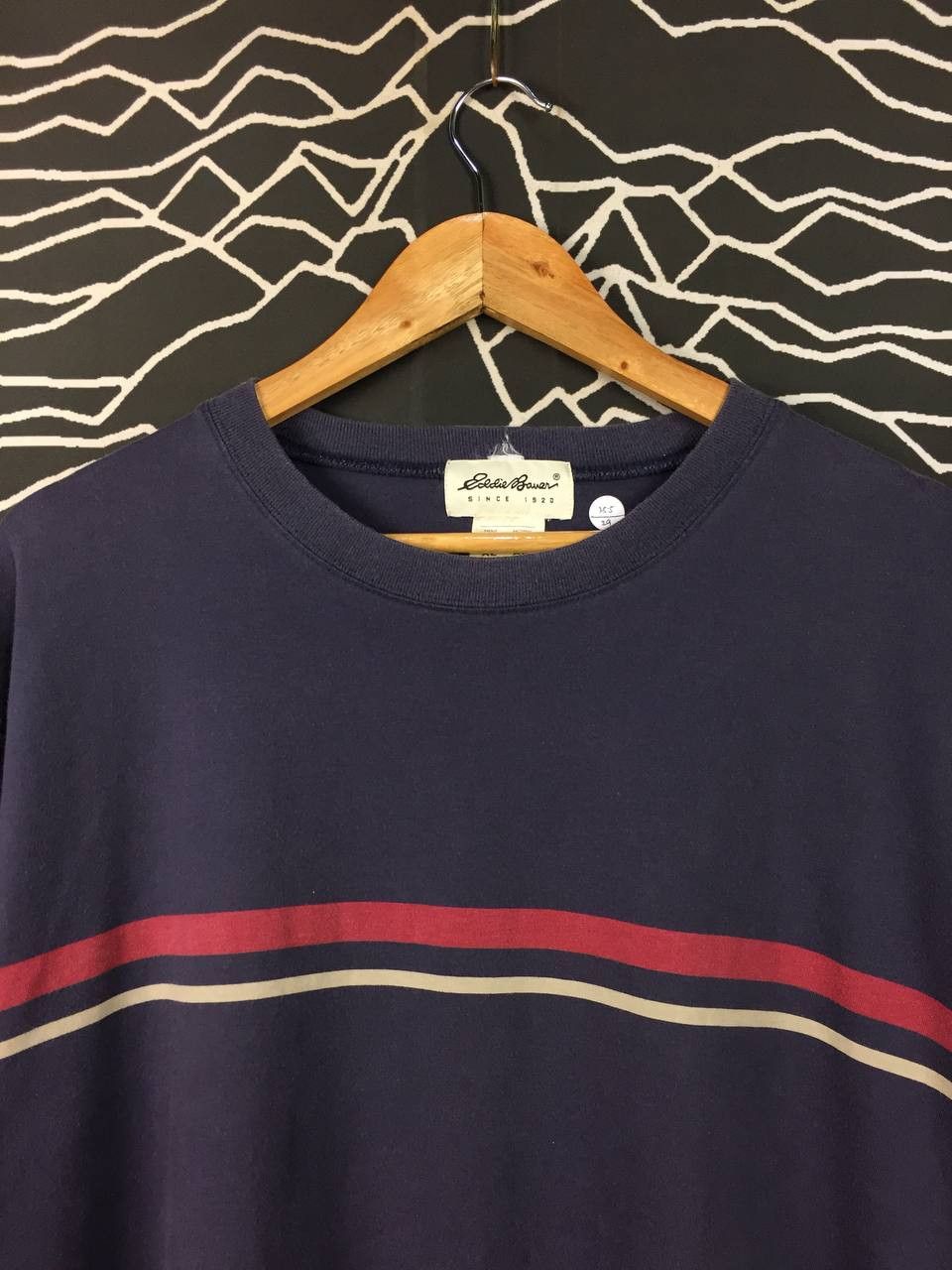 Eddie Bauer Vtg Eddie Bauer Classic Prep Style Horizontal Stripe Tee Size US XL / EU 56 / 4 - 3 Thumbnail