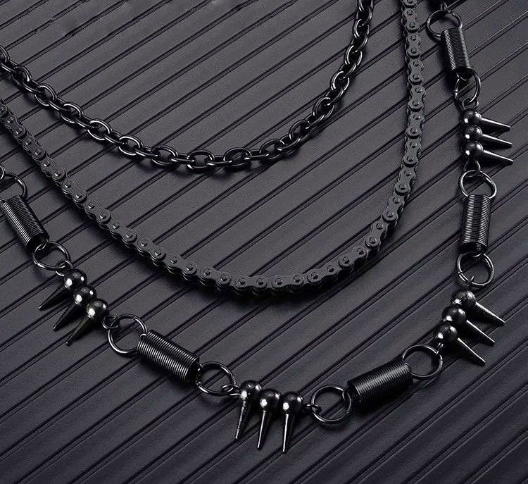 Vintage Vintage Spike Layered Jeans Chain Size ONE SIZE - 5 Thumbnail