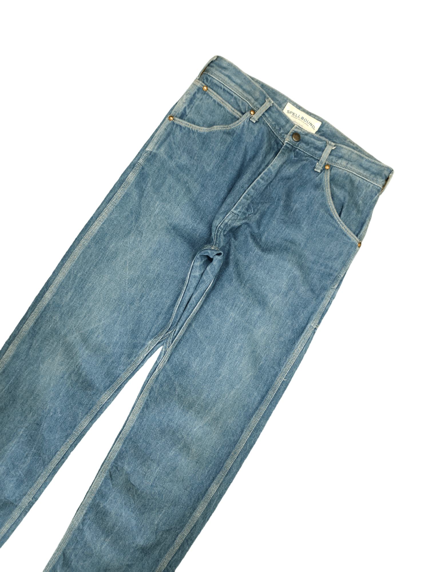 Kapital 1990s Spellbound Jpn Workers Denim Pants 45rpm Orslow Style Size US 29 - 5 Thumbnail