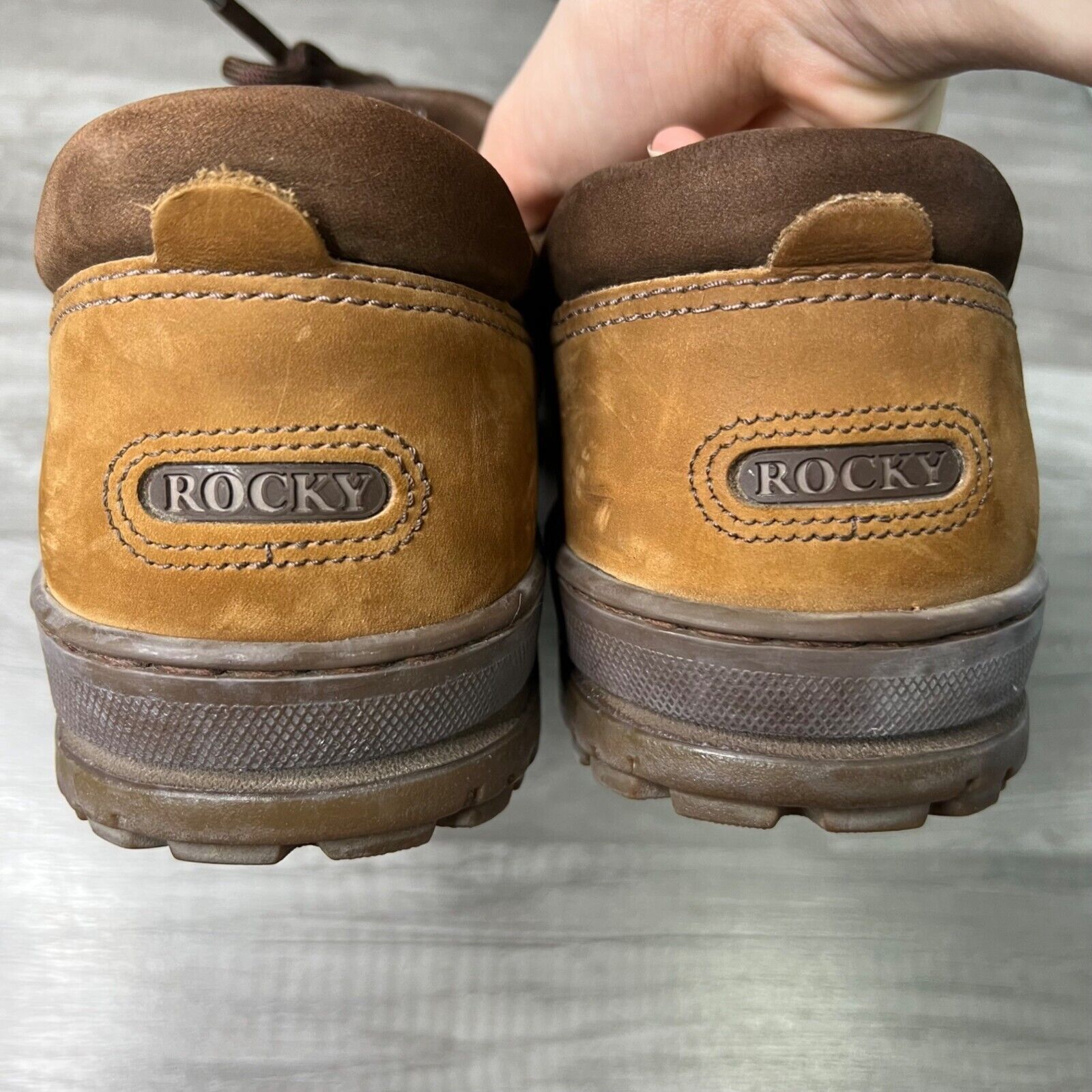 Rocky Boots Rocky Mens Gore-Tex Waterproof Suede Casual Hiking Shoes Size US 12 / EU 45 - 10 Thumbnail
