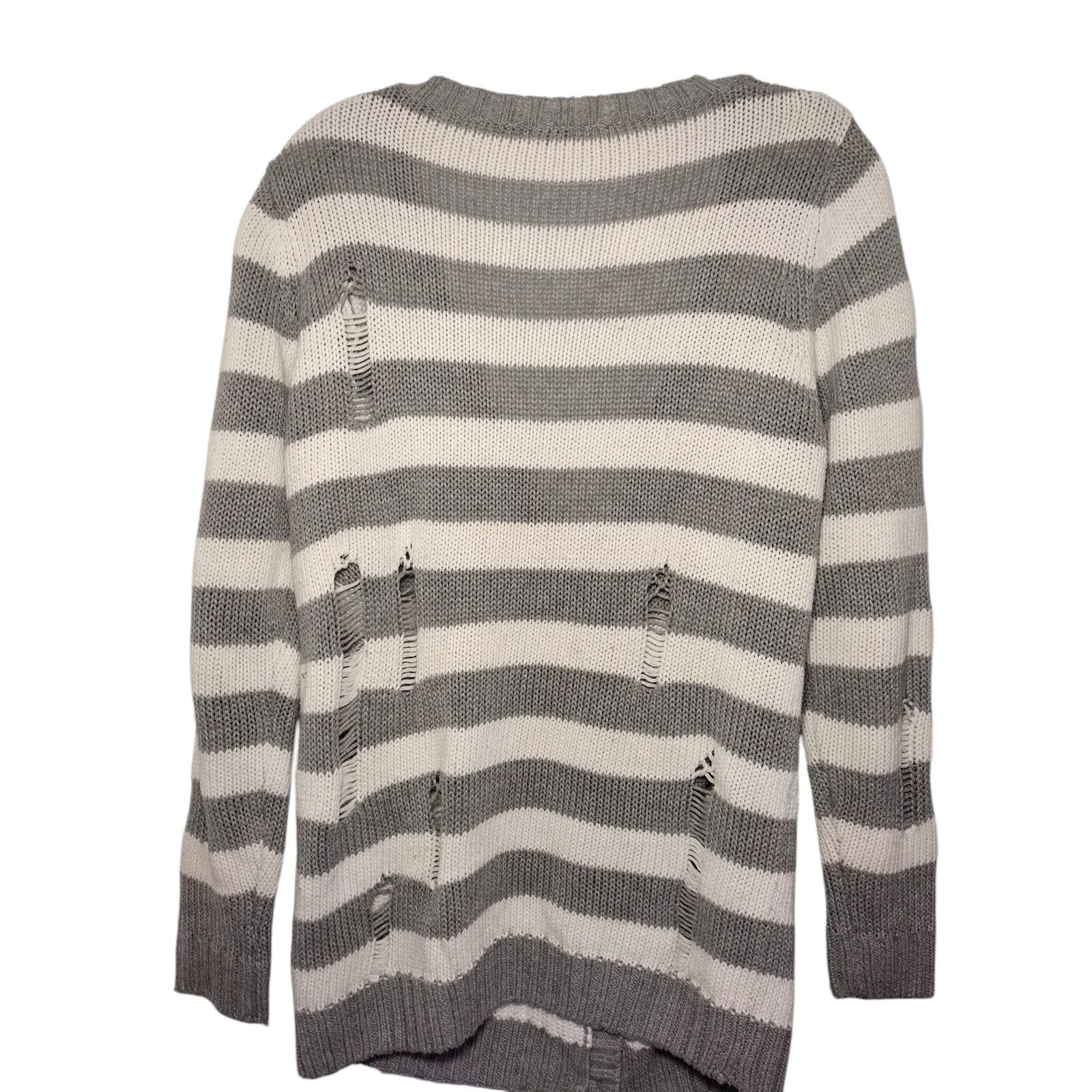 Forever 21 Forever 21 Cardigan Sweater Knit V-Neck Striped Sz MD Size M / US 6-8 / IT 42-44 - 9 Thumbnail