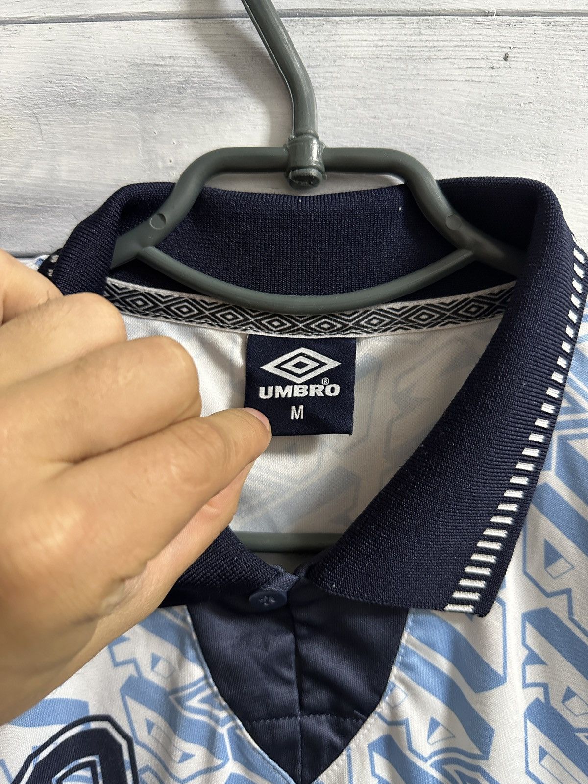 Umbro Rare Vintage Soccer Monogram Jersey Umbro 10 Size US M / EU 48-50 / 2 - 8 Thumbnail